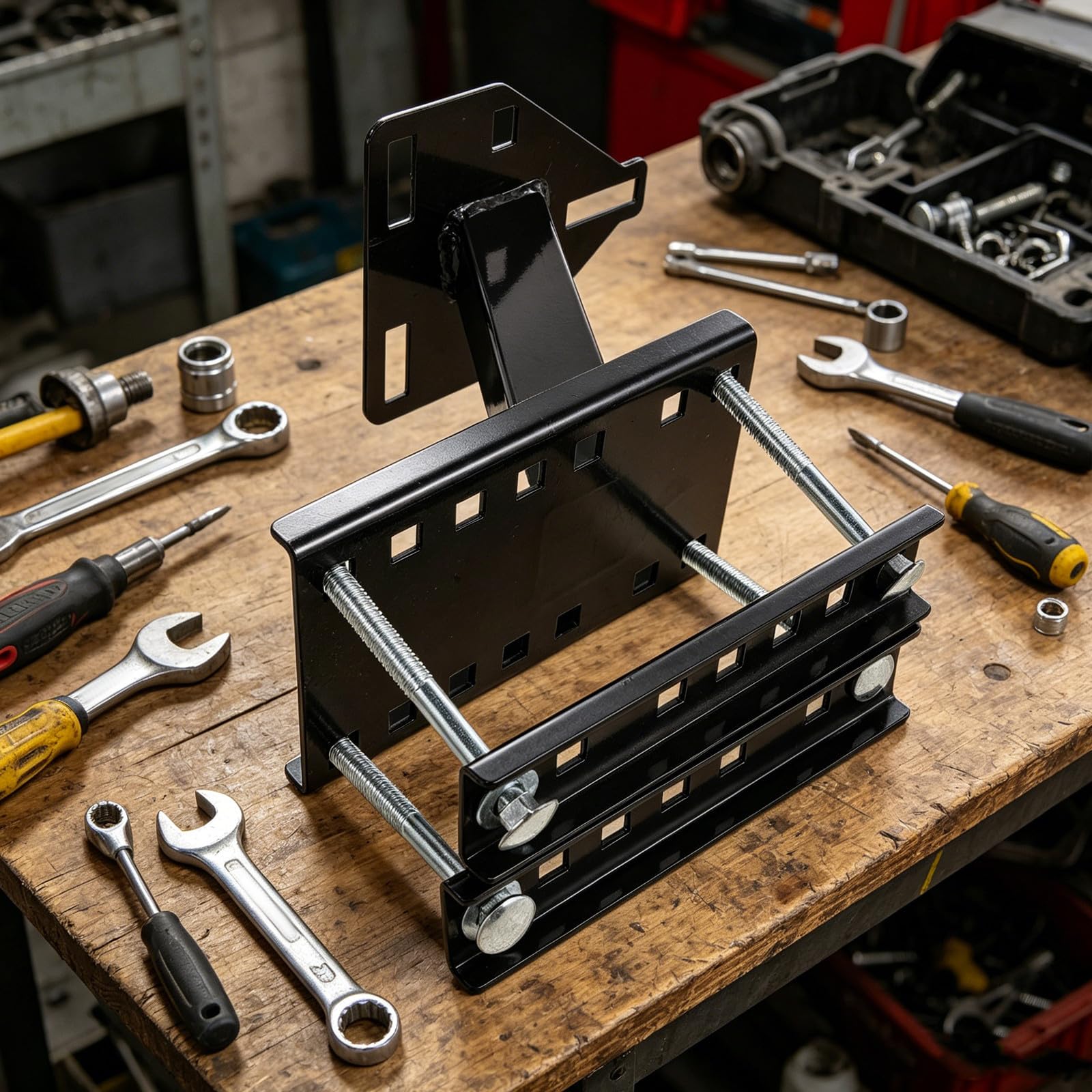 Ersatzradhalterung für Stake Tasche mit Dreifach Mutter Design 150lbs Stahl