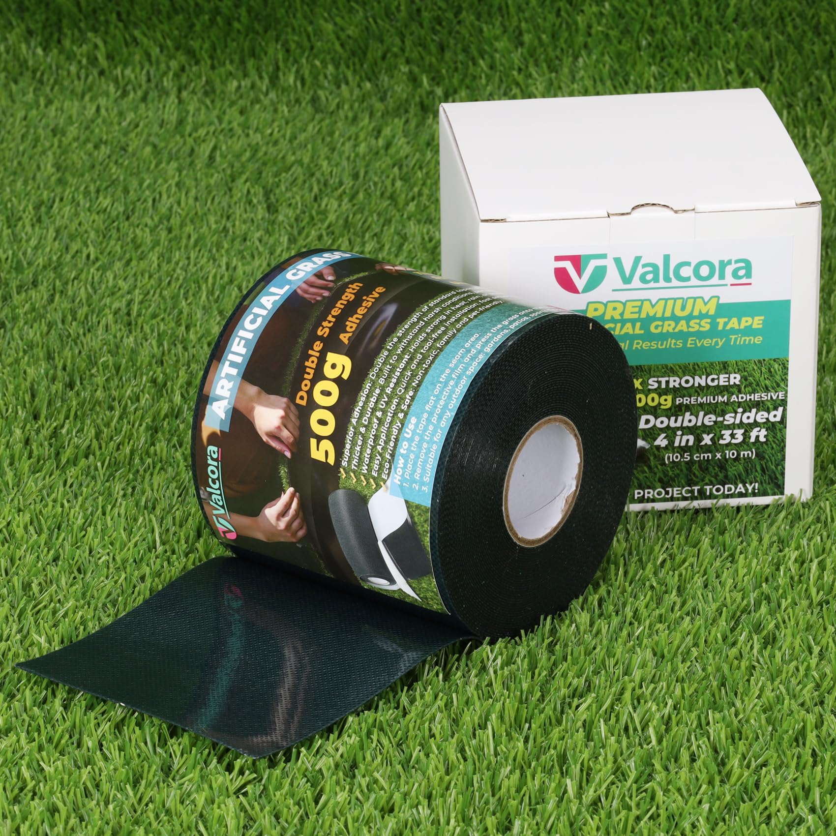 Double-Sided Turf Tape - Strong Adhesive for Grass -8