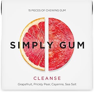 Simply Gum Natural Chewing Gum (Cleanse, 1 Pack)
