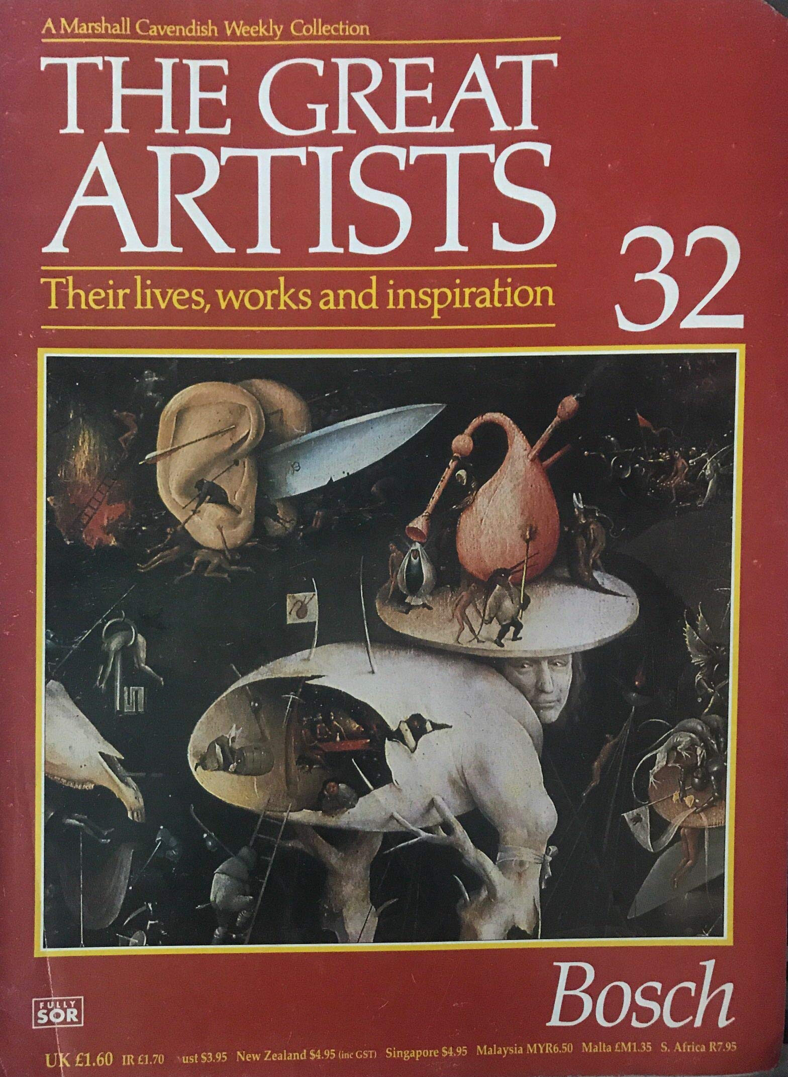 The Great Artist 32 - Bosch [Paperback] Marshall Cavendish Weekly Collection