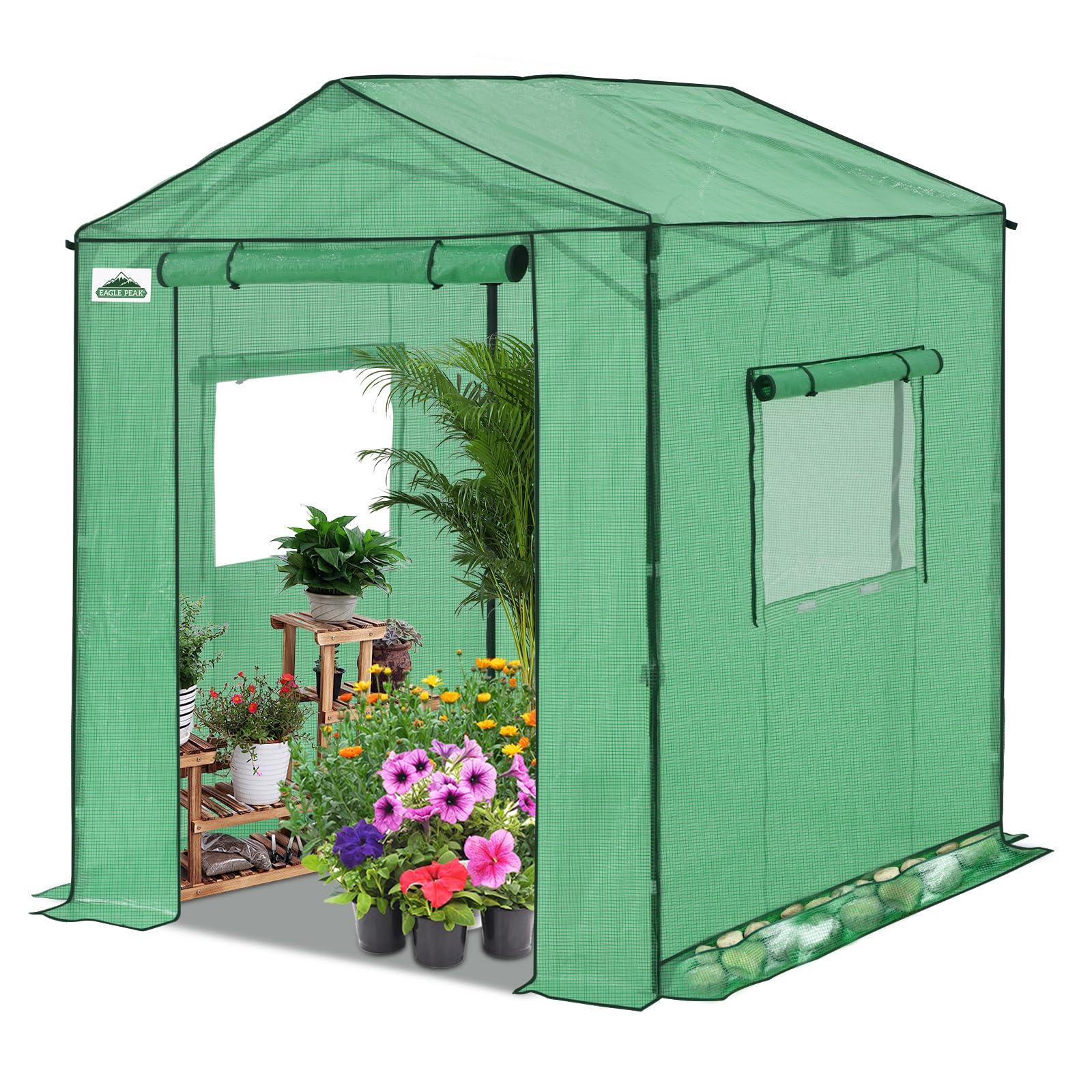 EAGLE PEAK 6x6 Gable Roof Greenhouse