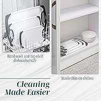 Vista 5 de Tablas de cortar para cocina, tabla de cortar sin BPA, diferentes tamaños y asas antideslizantes, juego de tablas de cortar reversibles, grandes