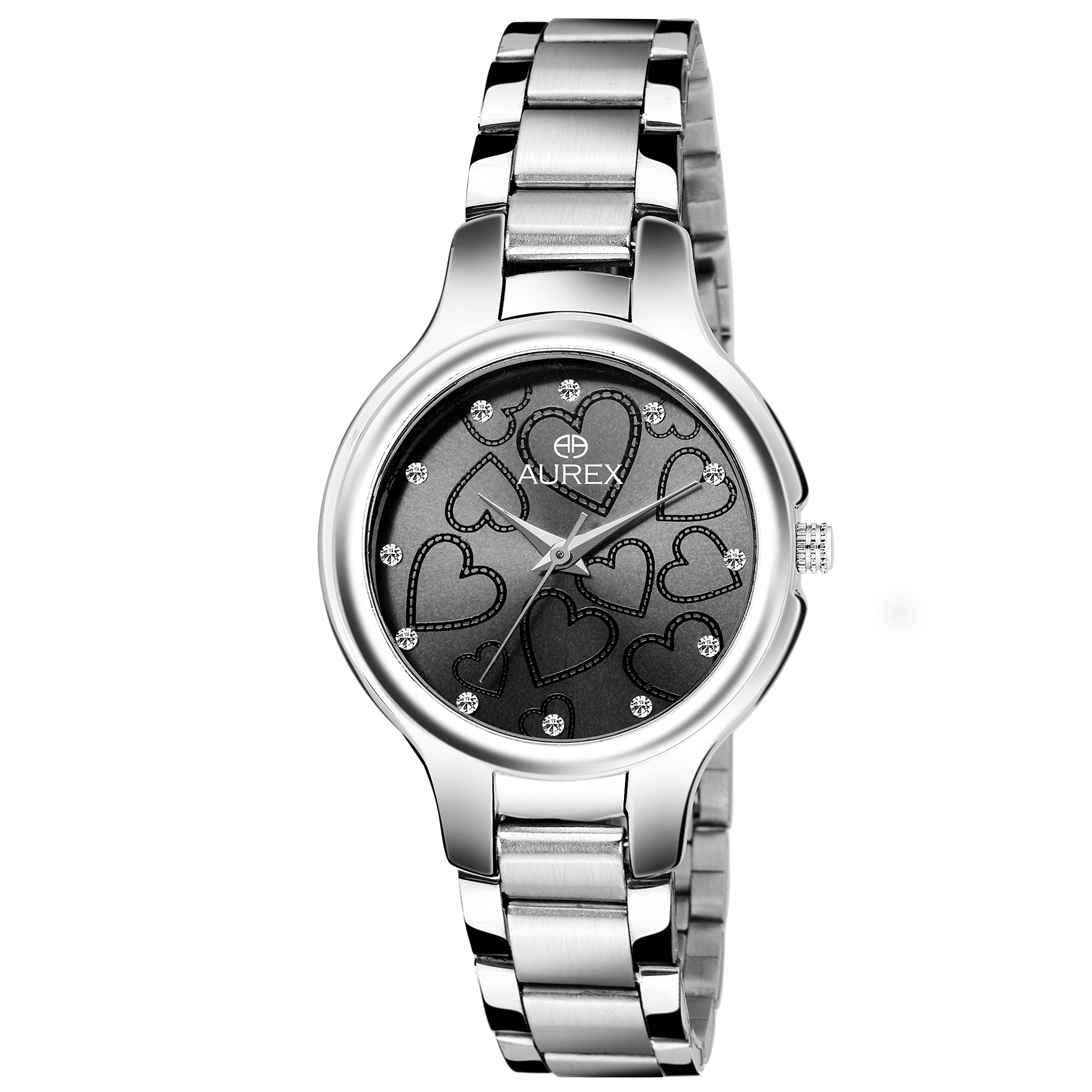 AUREX Awesome Analog Black Dial Womens and Girls Watch (AX-LR516-BKC) (B07DG21P1L) Amazon Price History, Amazon Price Tracker