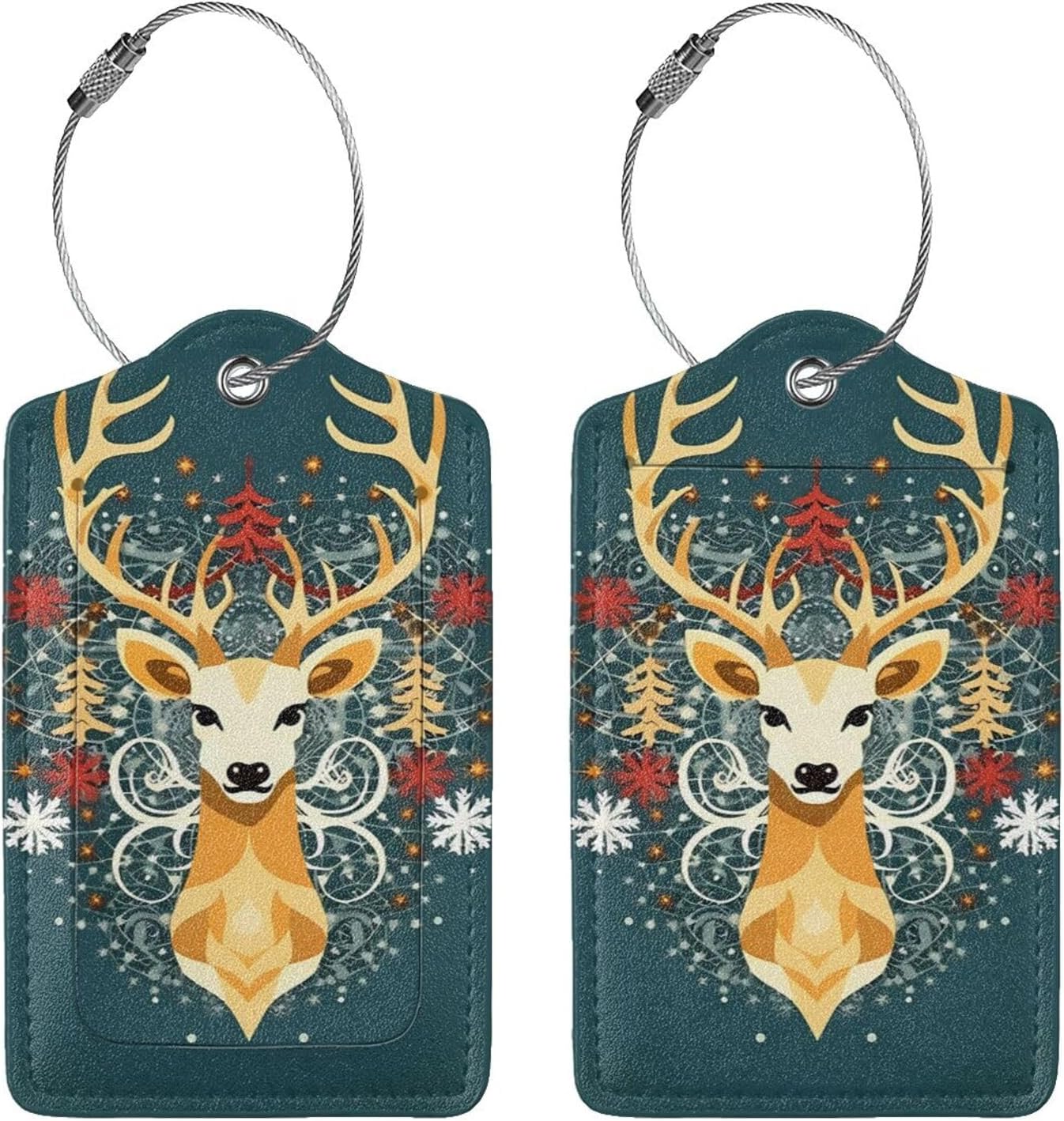 PU Leather Luggage Tags for Suitcases ID Tags Travel Bag Tags 1 image 4