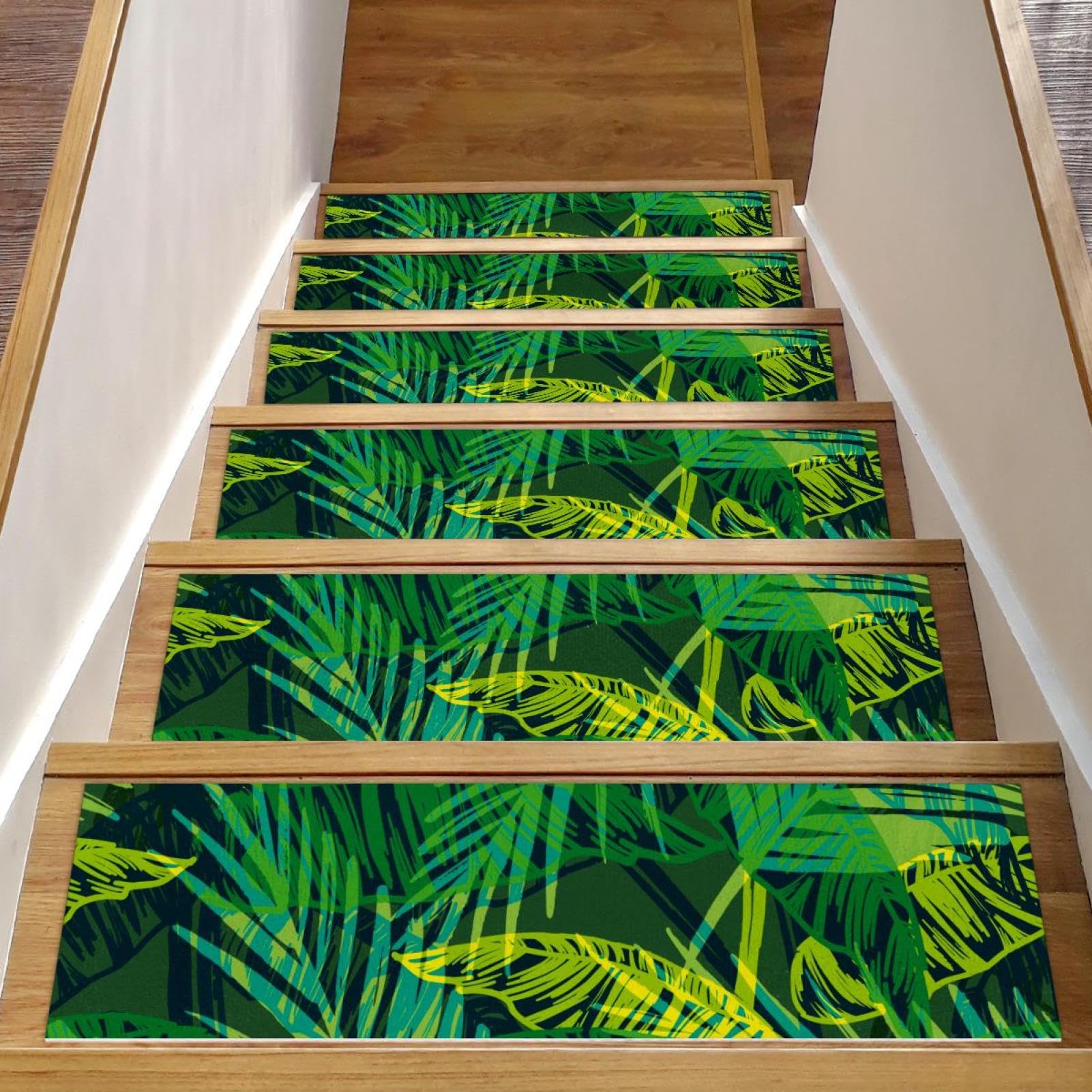 Alfombrillas de escaleras antideslizantes contra resbalones en peldaños de madera 15uds