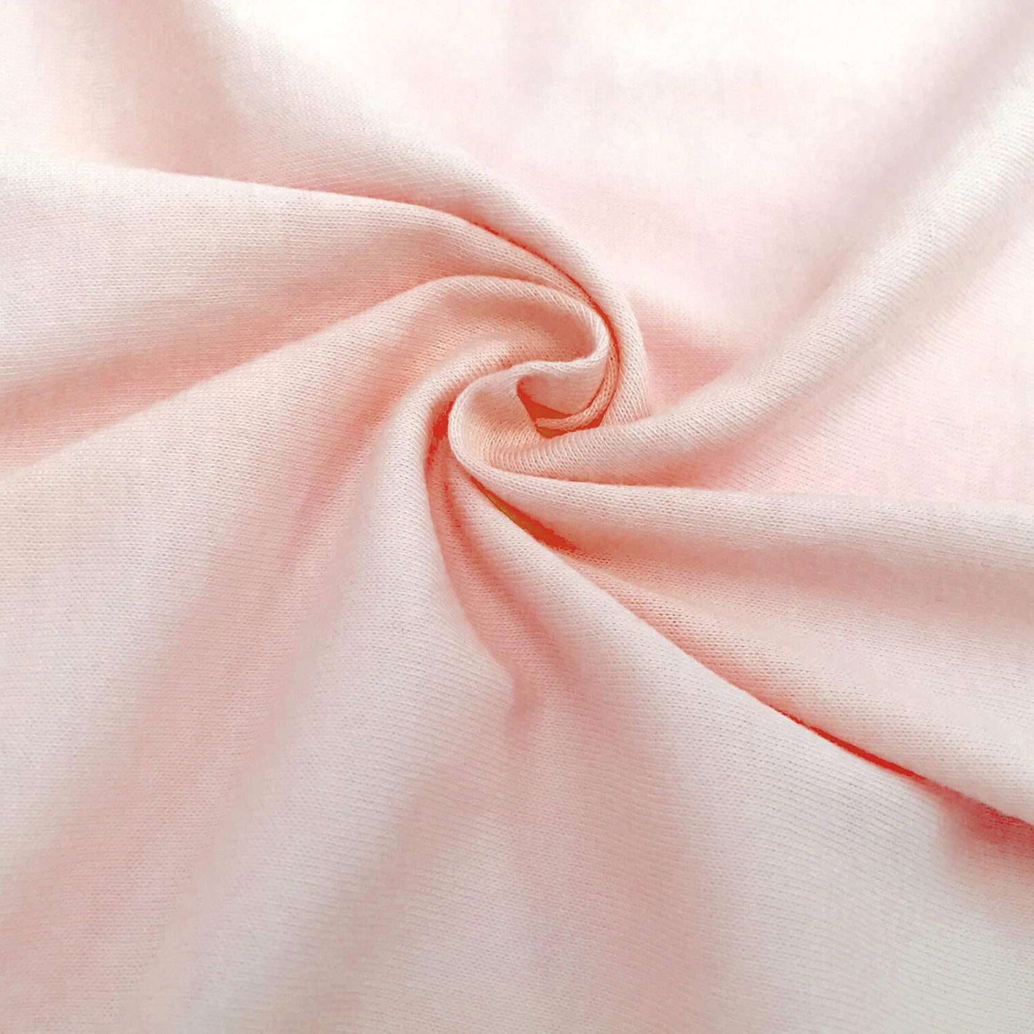 American Baby Company 100% Natural Cotton Fitted Pack and Play Sheet 39" x 27" - Soft & Breathable Pack N Play Sheet for Playpen, Playard & Mini Crib Mattress, Blush, for Boys & Girls