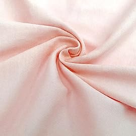 American Baby Company 100% Natural Cotton Fitted Pack and Play Sheet 39 x 27 - Soft & Breathable Pack N Play Sheet for Playpen, Playard & Mini Crib Mattress, Blush, for Boys & Girls