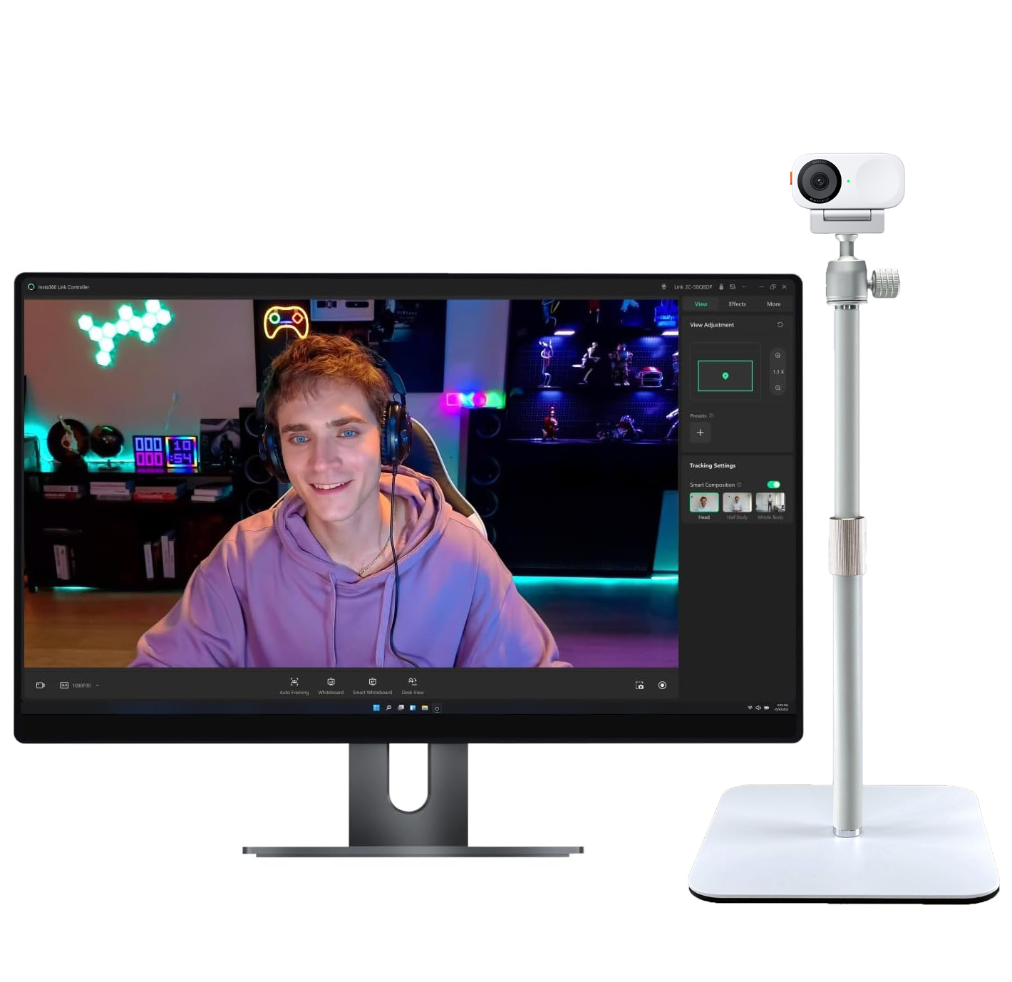 Amazon.com: White Webcam Stand Holder Compatible with OBSBOT Meet