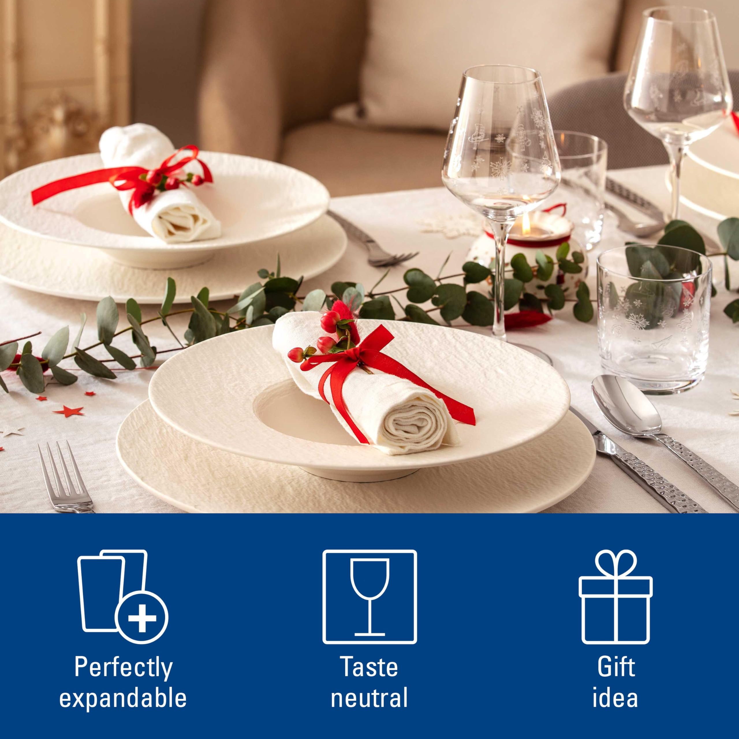 Villeroy & Boch – Zestaw szklanek do wody Toy's Delight z 2 kryształowymi szklankami, szkło, przezroczyste, nadające się do mycia w zmywarce, pojemność 250 ml