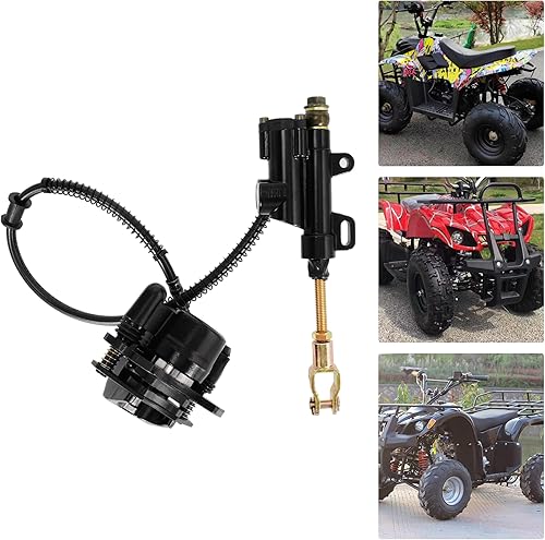 Miniatura 4 de Conjunto de pinza de cilindro maestro de freno trasero con disco de freno para 50cc 70cc 90cc 110cc 125cc Taotao 125D Boulder B1 Coolster Kazuma