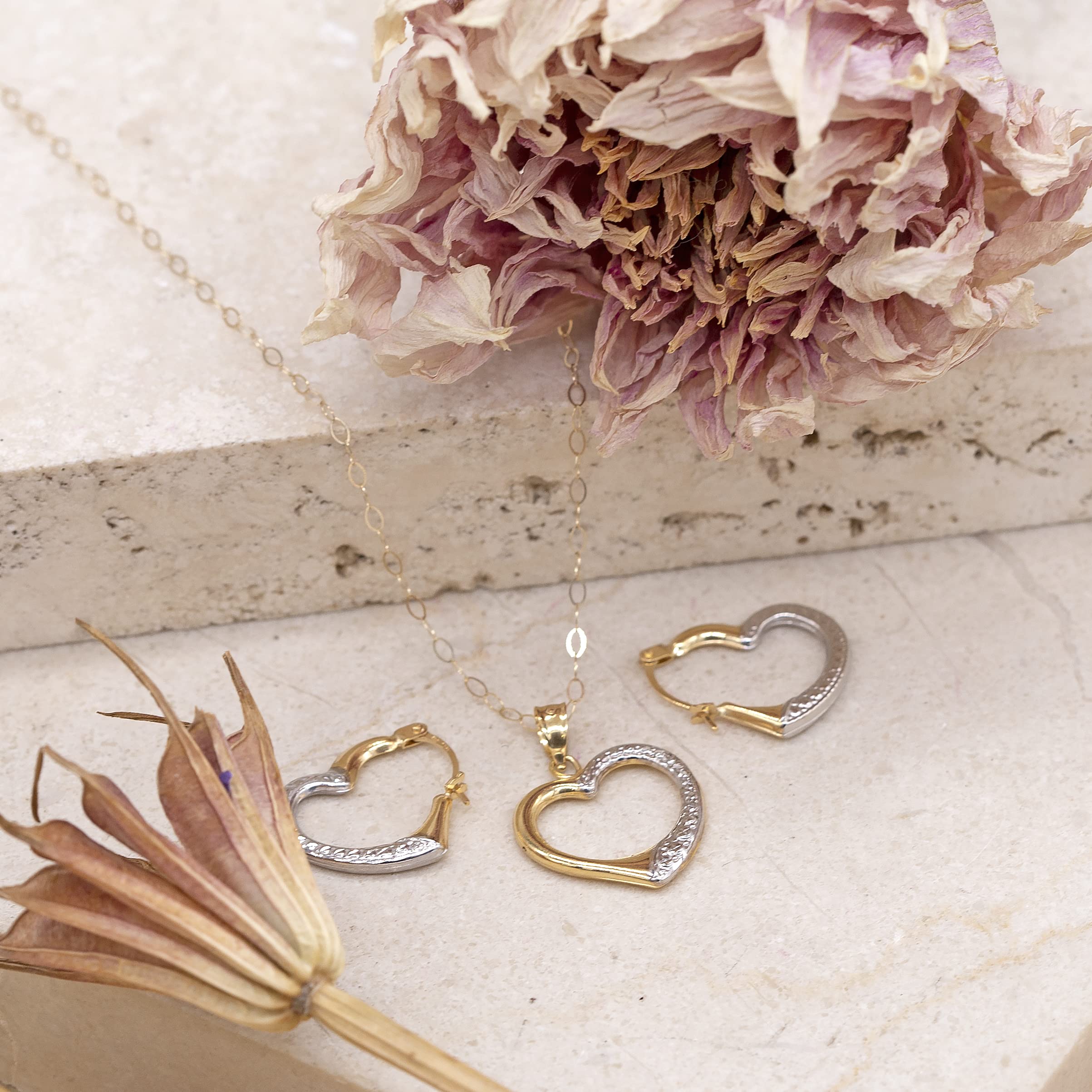 Carissima Gold Damen-Schmuck-Set 9 Karat (375) Gelbgold 46 cm