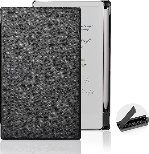 CoBak Funda para Remarkable Paper Pro Move de 7.3 pulgadas 2025, Carcasa Trasera Rígida Protectora Ligera con Cubierta Folio Inteligente de