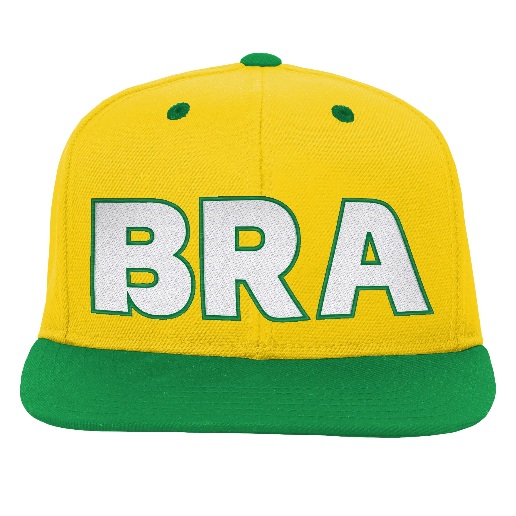 Outerstuff Men's FIFA World Cup Flat Brim Hat - Wool Feel, Embroidered Country Design, Baseball Cap - View #2