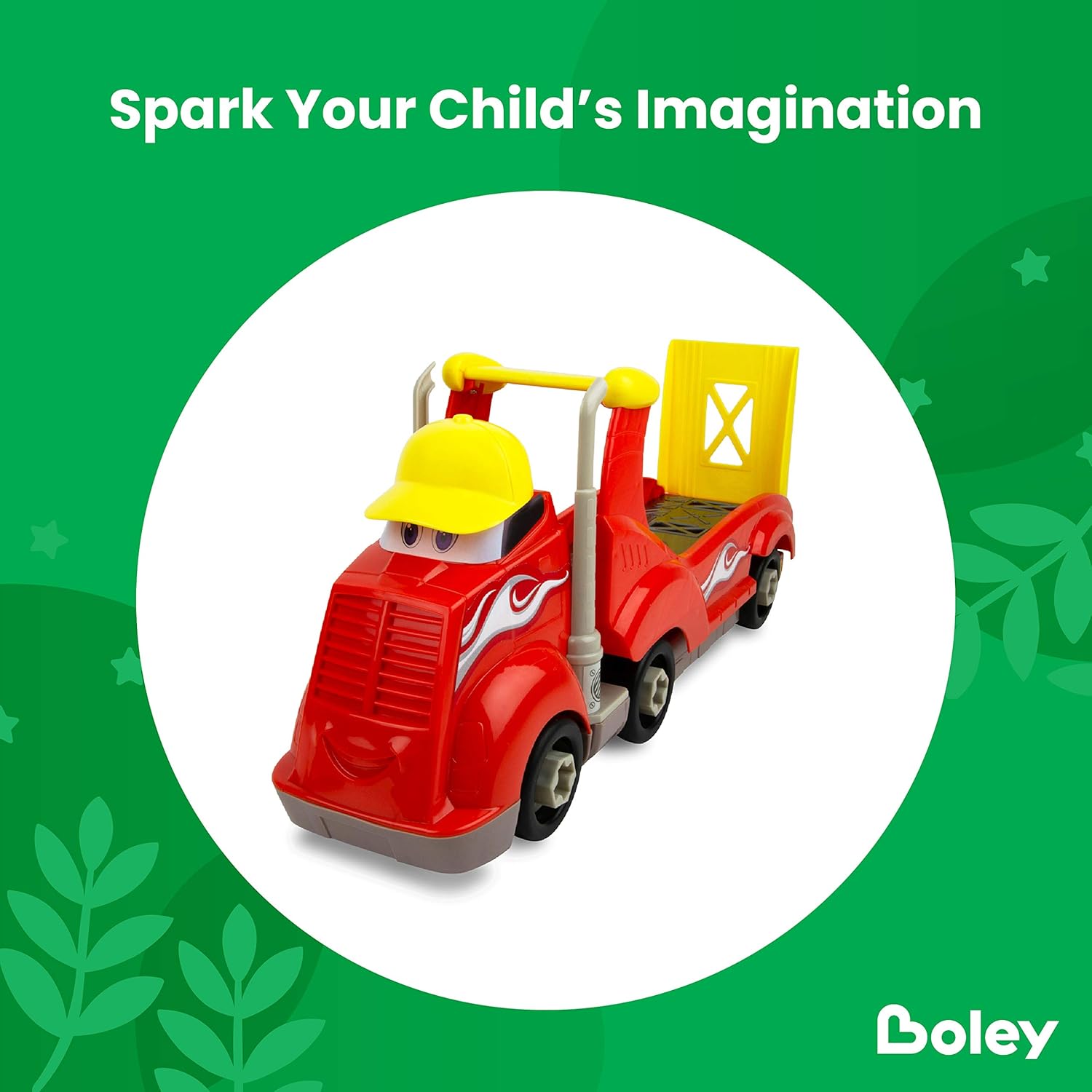 Boley Racing Rascals Hauler Truck – Juego de 3 autos de juguete para ...