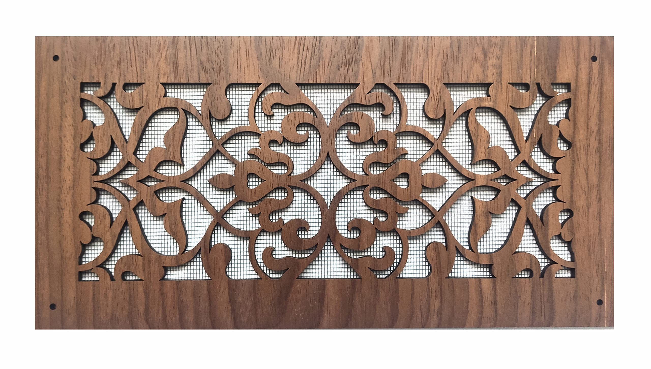 Buy Wood Air Vent Cover 4" x 10" Decorative Air Ventilation Grille