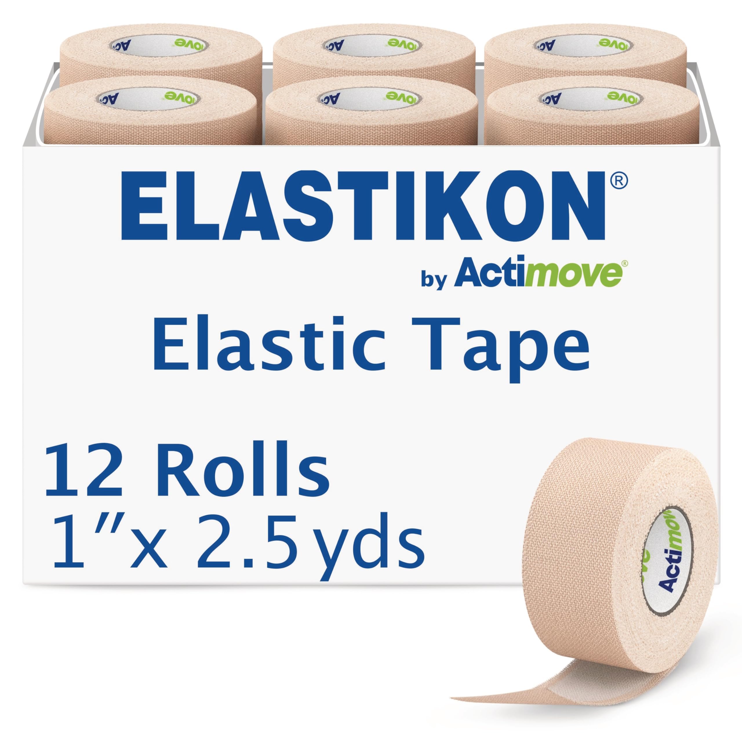 Elastic Athletic Tape - Provides Support for Sprains Strains Muscle Injuries - for Sport and Veterinary Applications -