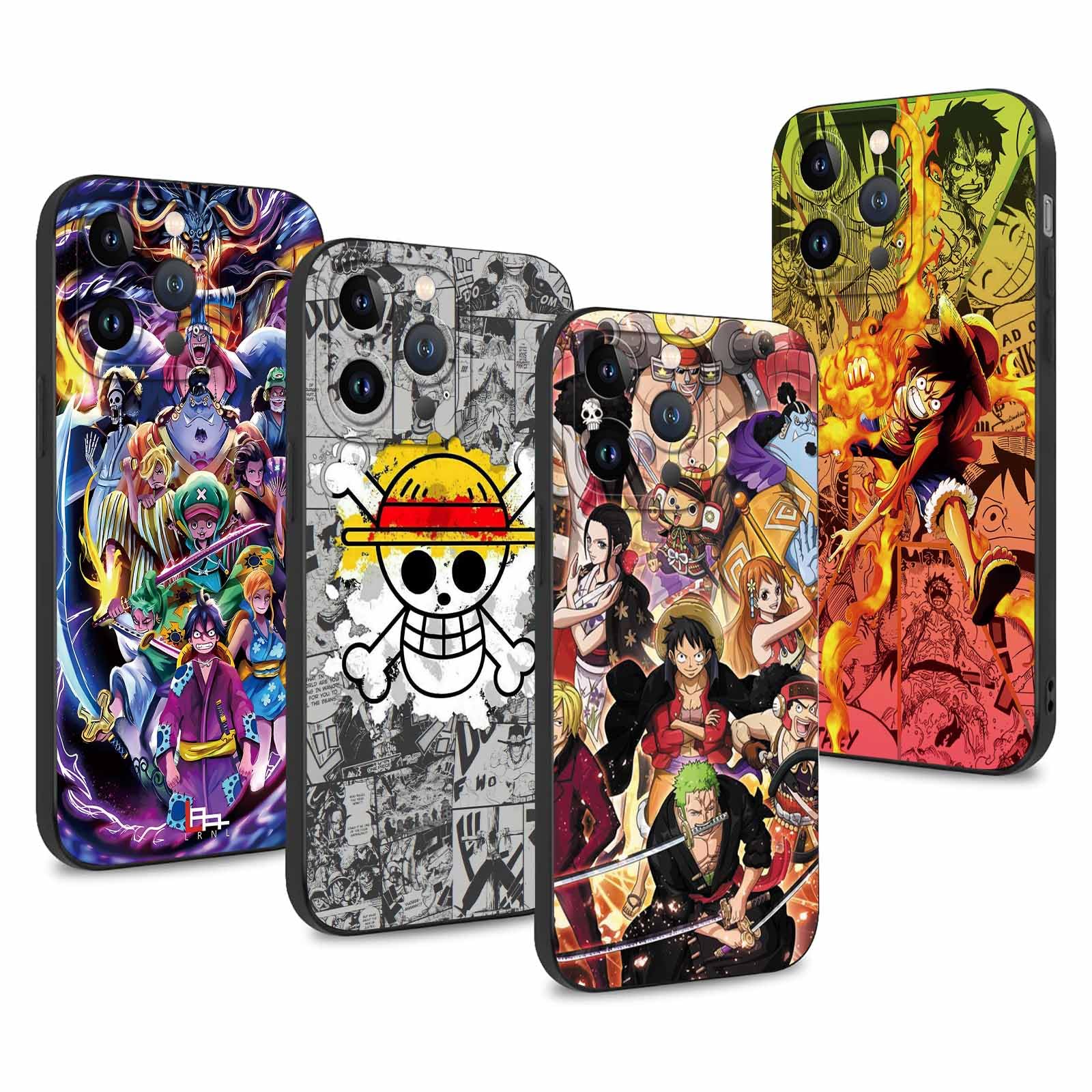 4 Piece Case for Apple iPhone 13 Pro 6.1 inch, Animated One Piece