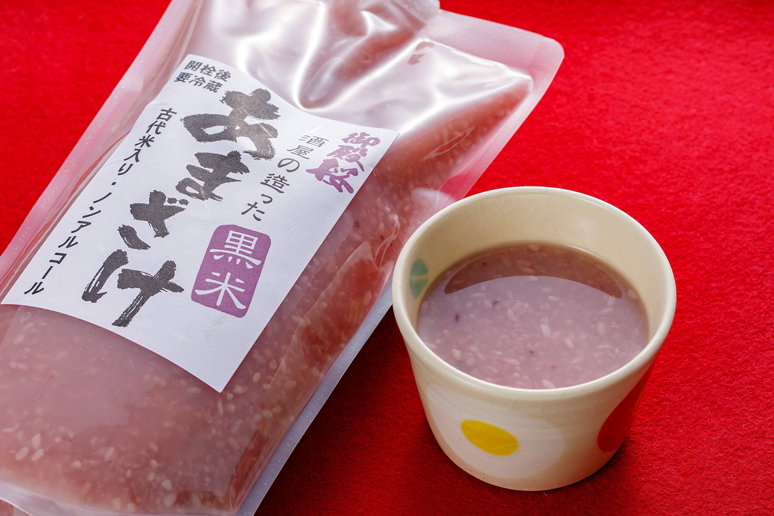 Amazon.co.jp: 御殿桜 酒屋が造った黒米甘酒 1000g : 食品・飲料・お酒