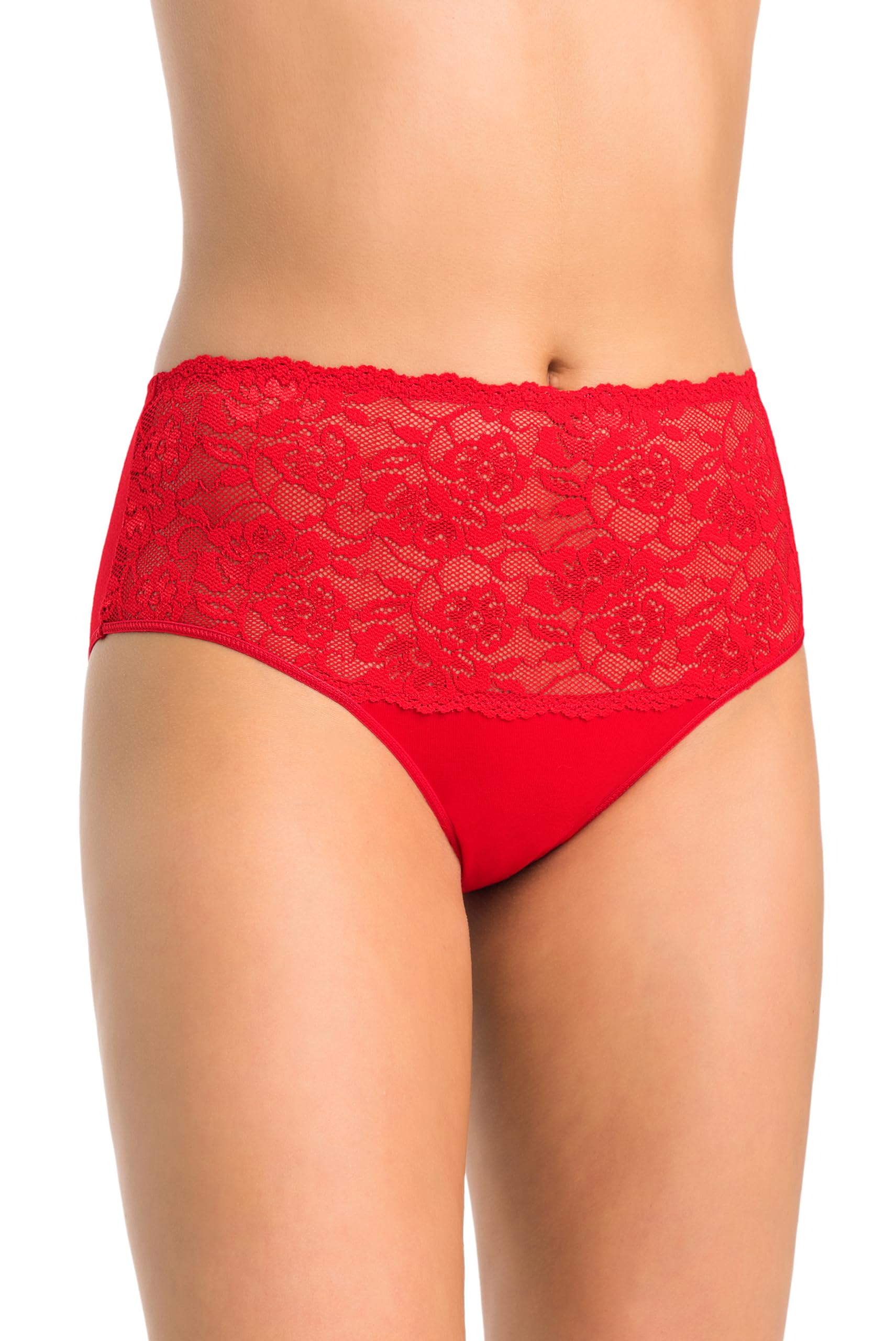 Teyli Unterwäsche Frauen Pantys Damen - Slips Damen-Unterhosen Damen Unterwäsche - Frauen Unterwäsche Baumwolle mit Spitze Blumenmotiv