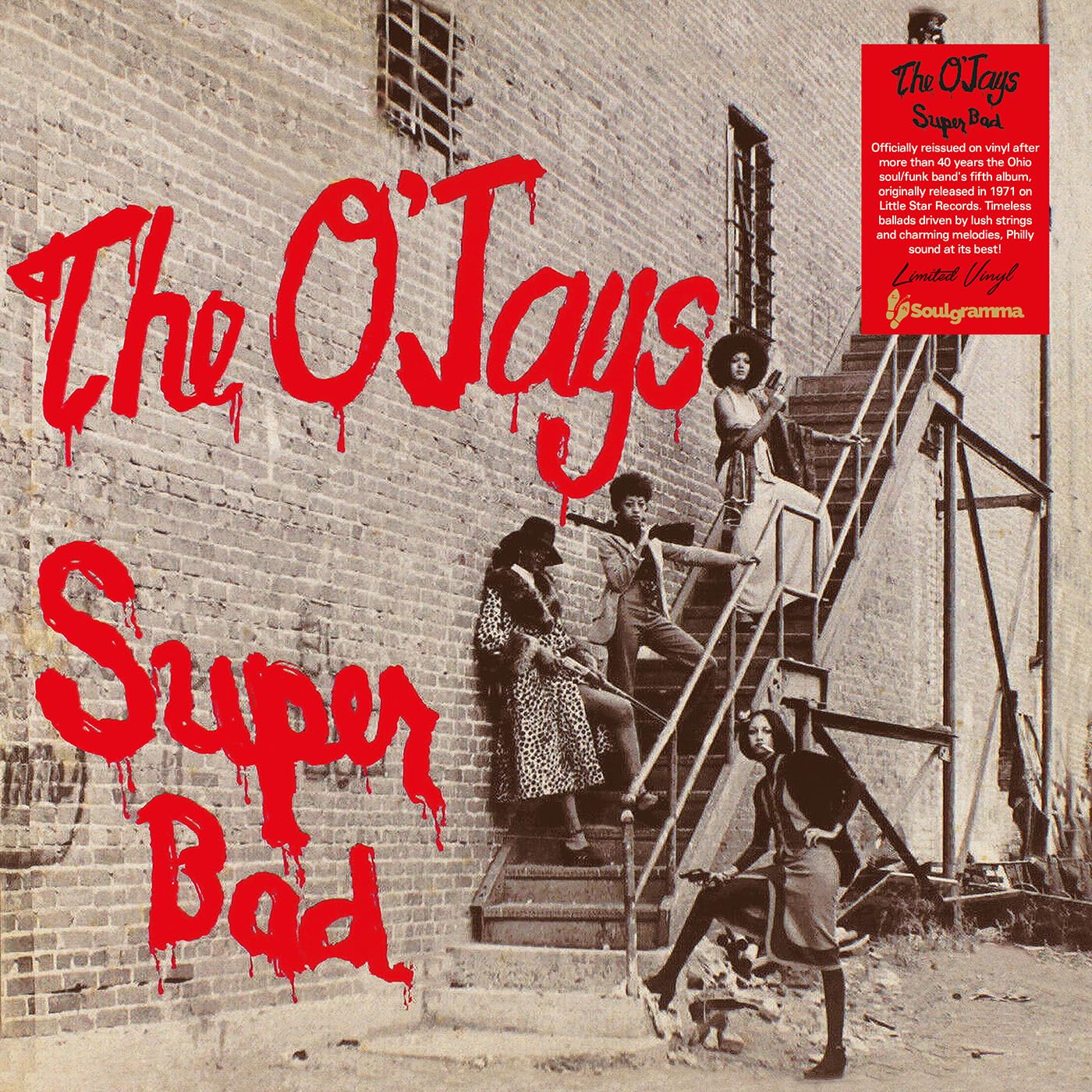 The O'Jays Super Bad LP Album vinyl record 2023 reissue on Soulgramma