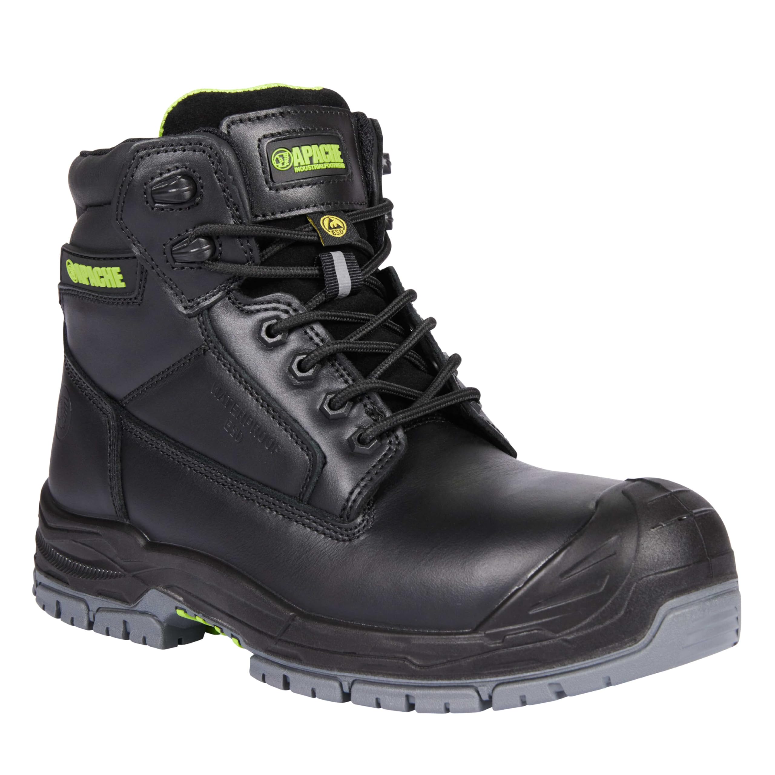 Apache Unisex Black Cranbrook Boots - Size: 11/11