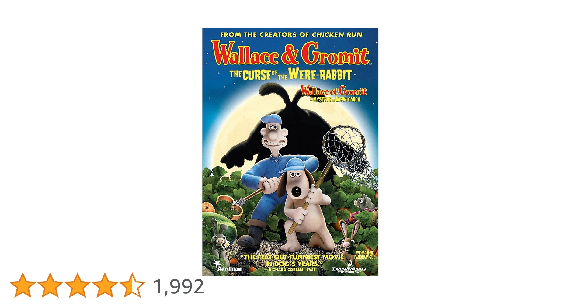 フランス語映画アニメ・ドイツ語DVDセット　子供 Amazon.co.jp: WALLACE & GROMIT-CURSE OF THE WERE-RABBIT : DVD