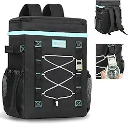 INSMEER Mochila Termica, 50 Latas Bolsa Termica Isotérmico Grande Caixa Termca Cooler Sacola Para acampamento, Mochila para Feminina Masculino Praia