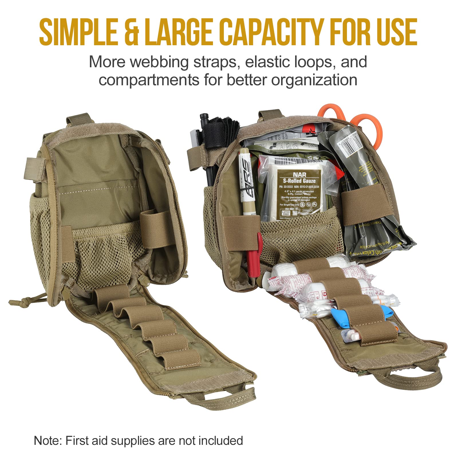 Tactical MOLLE First Aid Pouch Tactical Medical Pouch MOLLE