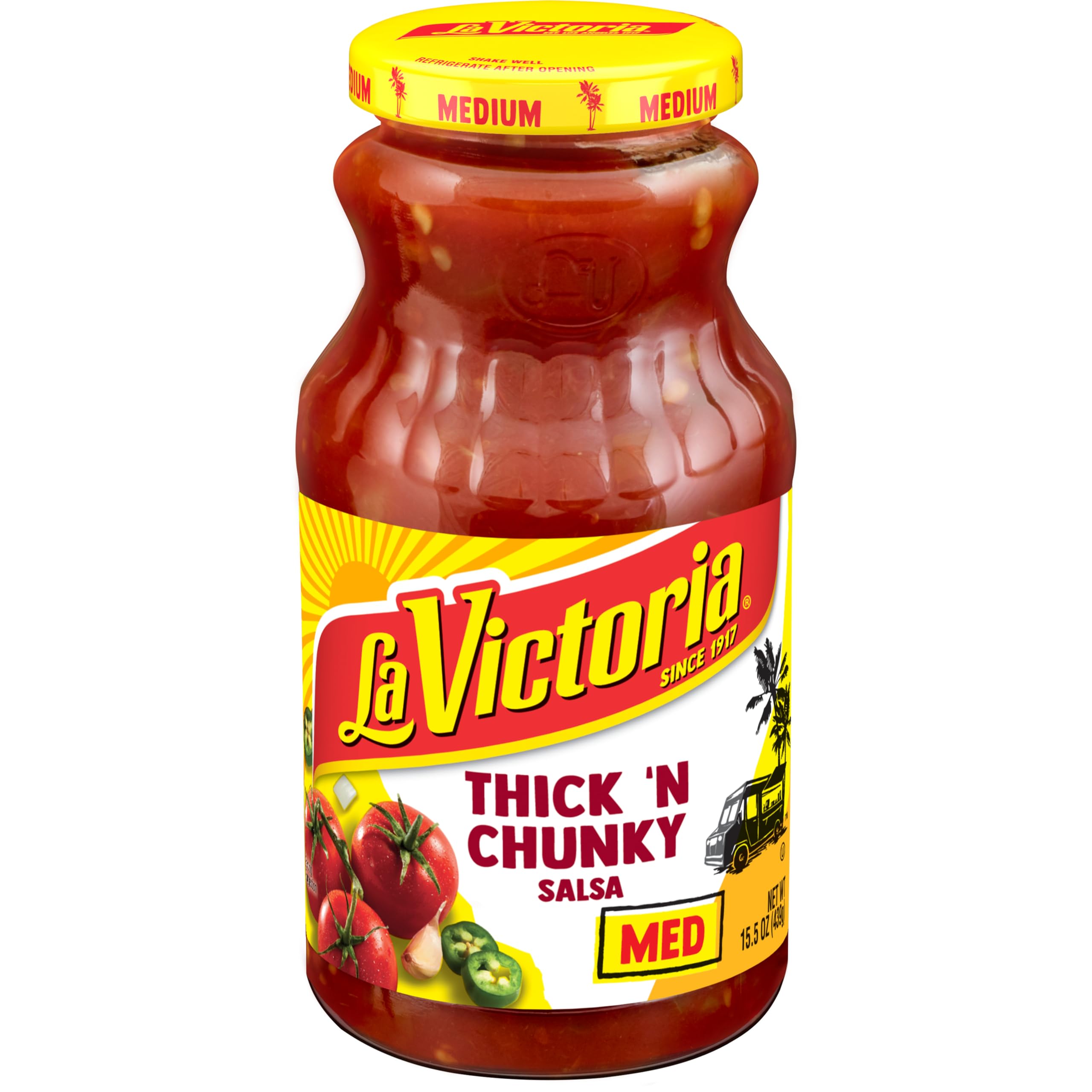 LA VICTORIA Thick & Chunky Medium Salsa, 15.5 OZ