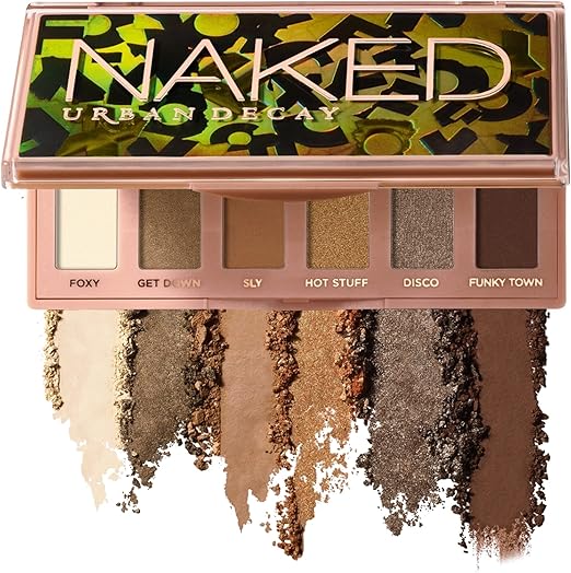 Urban Decay Naked Mini Foxy, Paleta de Sombras de Ojos 6 Tonos Multiusos con Brillo, Mate o Met·licos, Ultracombinables de Larga DuraciÛn, Antiarrugas, FÛrmula Cremosa 4.8 gr