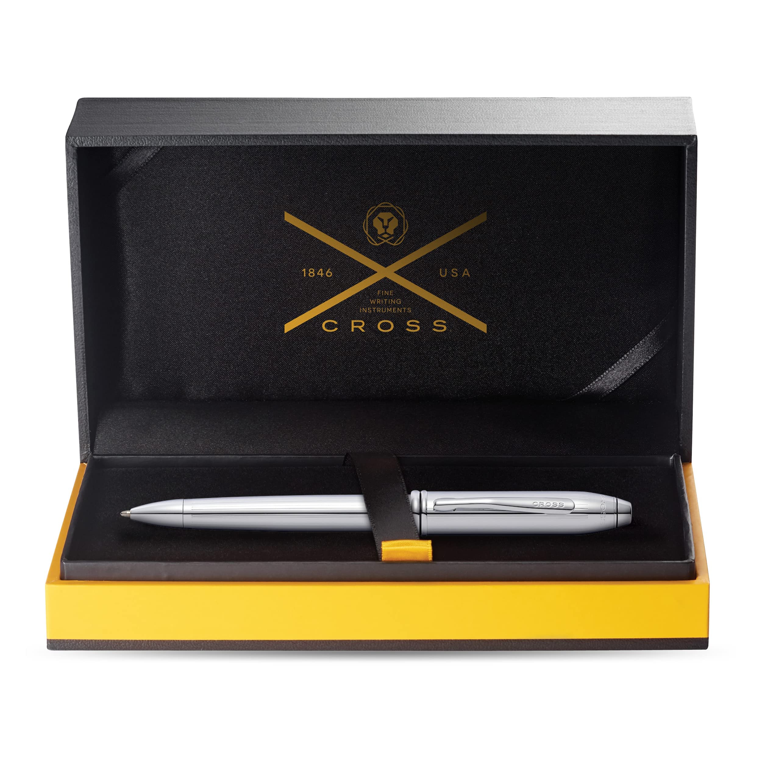 crb88 ク ロス ボールペン タウンゼント 532TW クローム/シルバー Townsend® Lustrous Chrome Ballpoint Pen | Cross – A.T. Cross