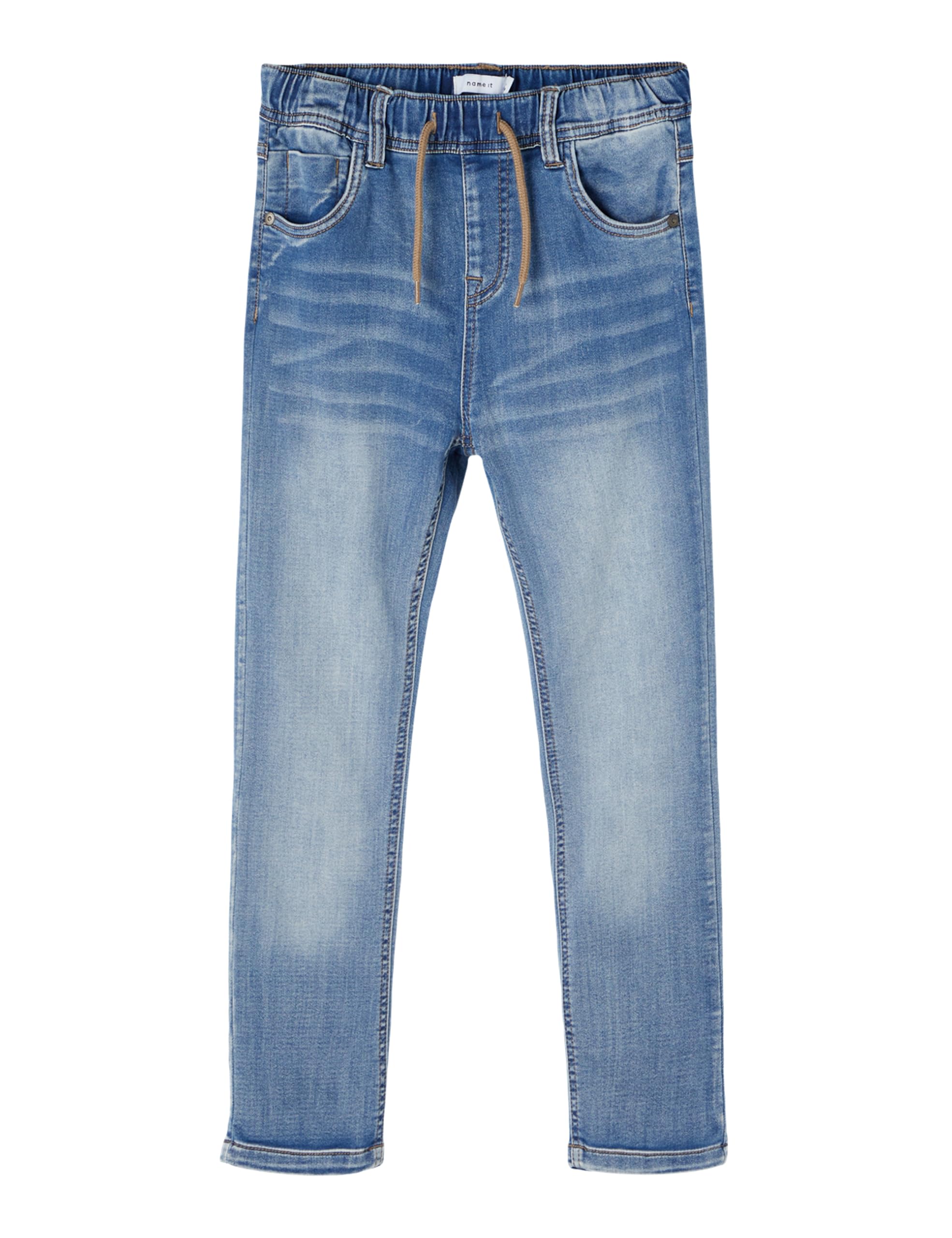 NAME IT Jungen Nkmrobin Dnmthayer Swe Noos Jogger, Light Blue Denim, 152 EU