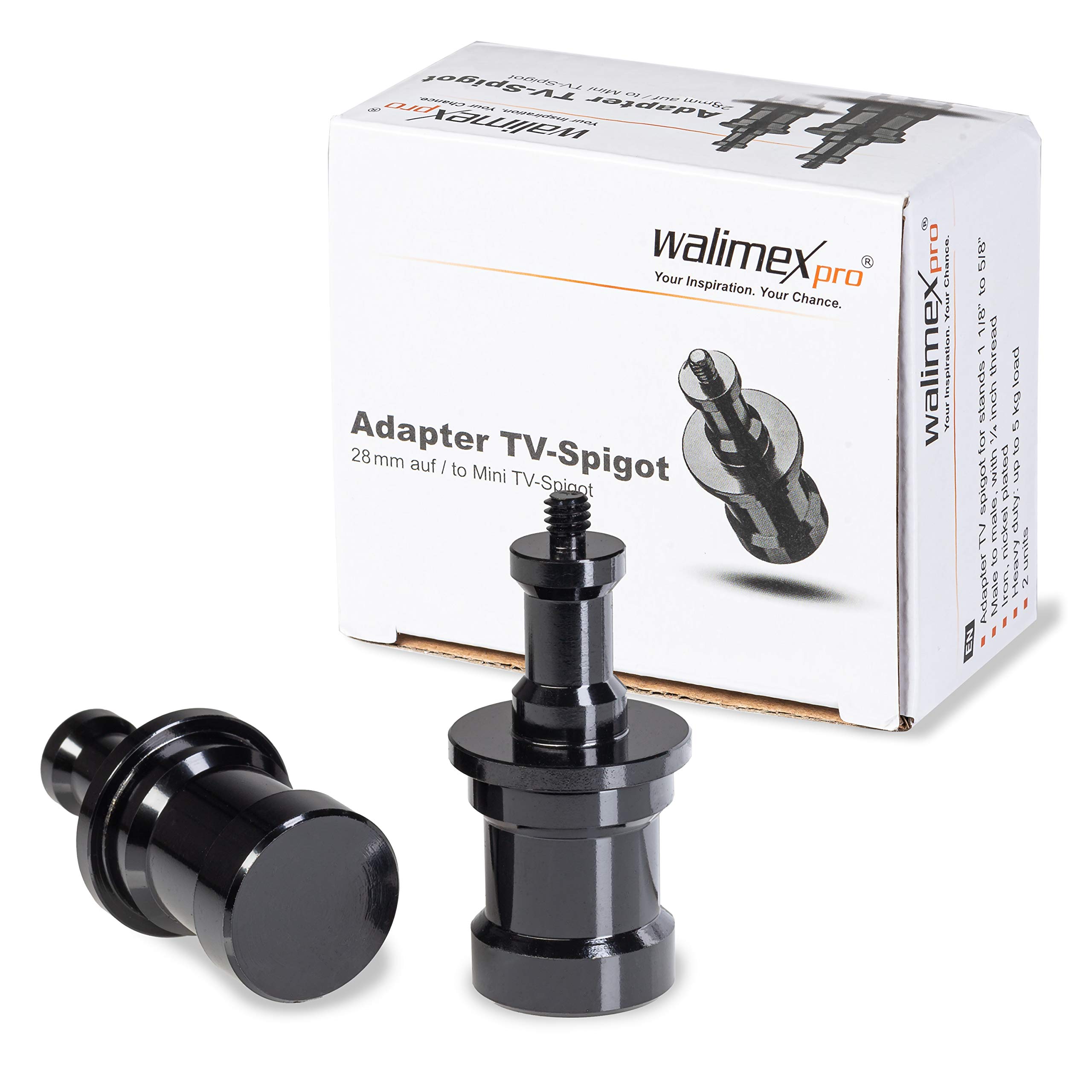 Walimex pro 2X Spigot 28mm (1 1/8«)/16mm (5/8»)