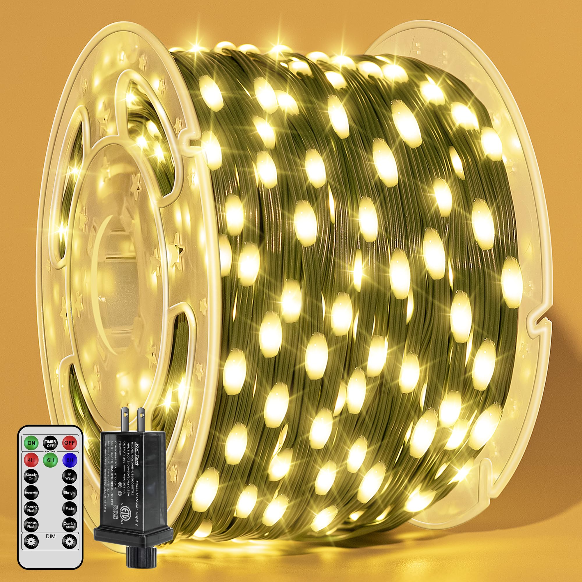 BrightChristmas 394FT 1200 LED Lights