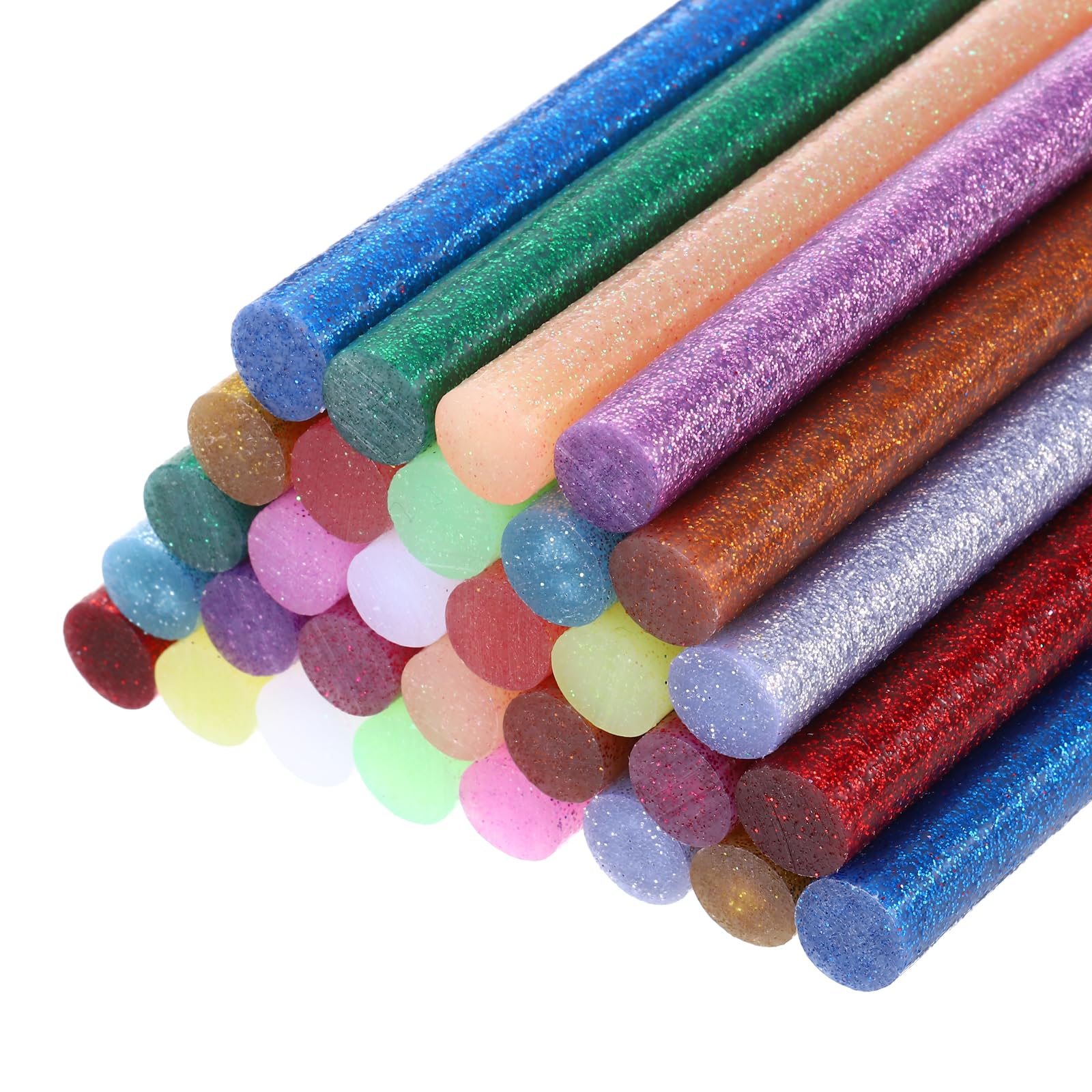 Bâtons de colle chaude à paillettes uxcell 10x1,1 cm pour loisirs créatifs