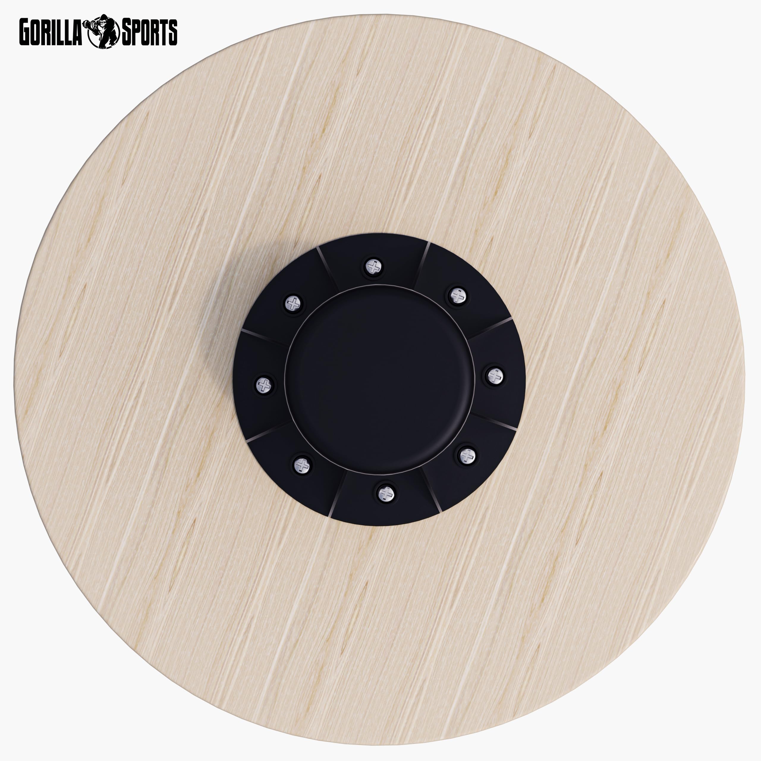 GORILLA SPORTS Balance Board – Planche D'équilibre 40 Cm, Antidérapante, Max 180 Kg – Fitness, Yoga, Rééducation