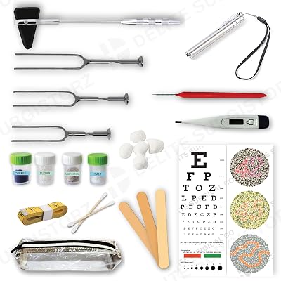 ADVANCED CNS KIT FOR MEDICAL STUDENTS : All-in-One Neurological Solution (Examination Kit for Stuedents and Practitioner