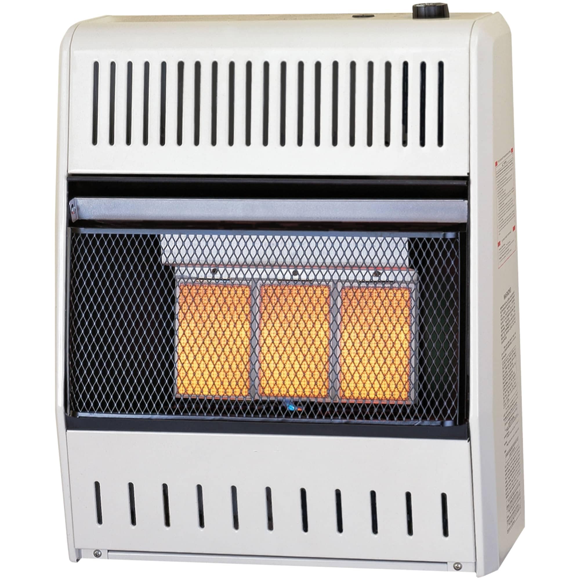 ProCom Heating Liquid Propane Ventless Infrared Plaque Heater With Base Feet - 15,000 BTU, T-Stat Control - Model# ML150TPA-B