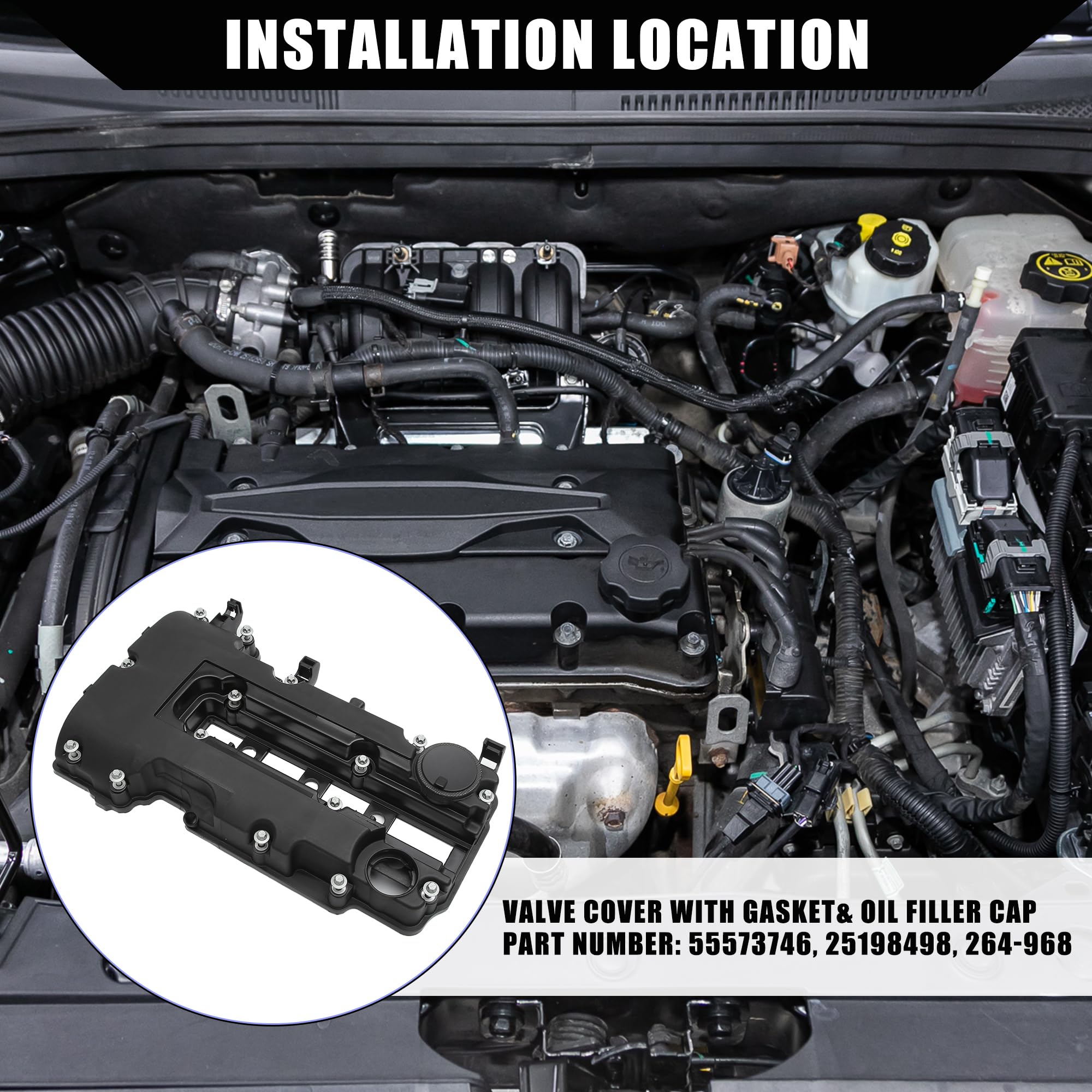 Amazon.com: Hihaha No.55573746/25198498/25198874 / Engine Valve 