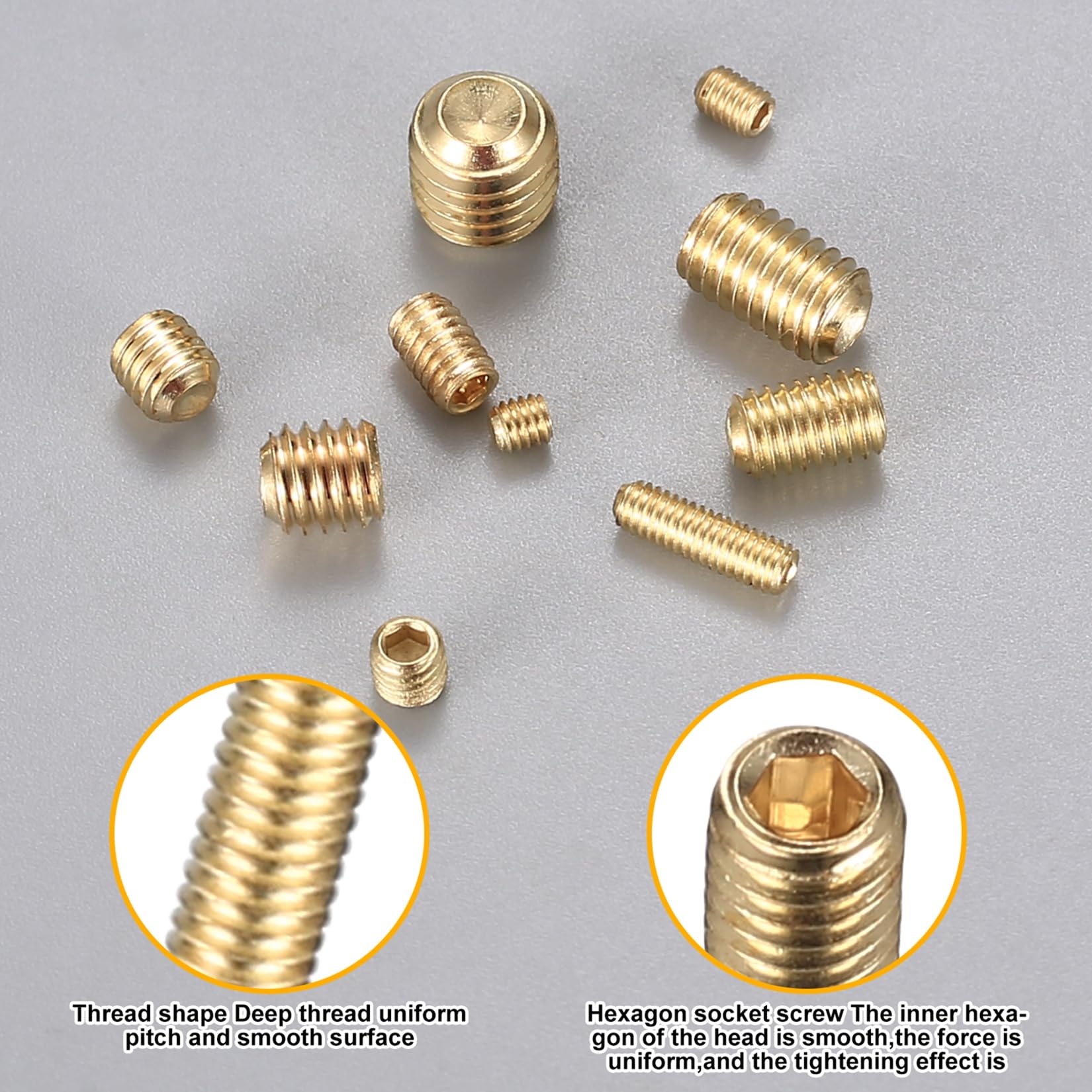 300 Pezzi Viti A Testa Esagonale - Set M3/M4/M5/M6/M8 Con 5 Chiavi A Brugola - Foto 3