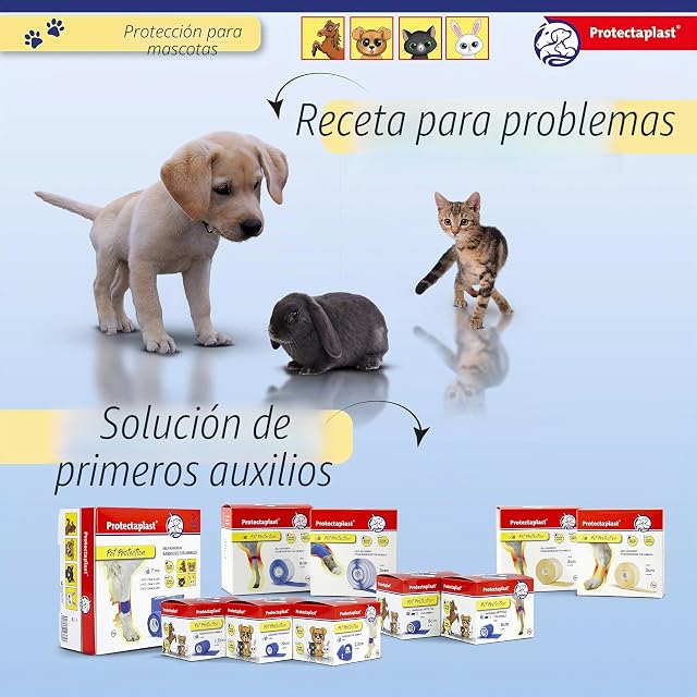 Foto 5 de 8 de Protectaplast Venda Autoadhesiva para Mascotas (3 cm x 4,5 m)