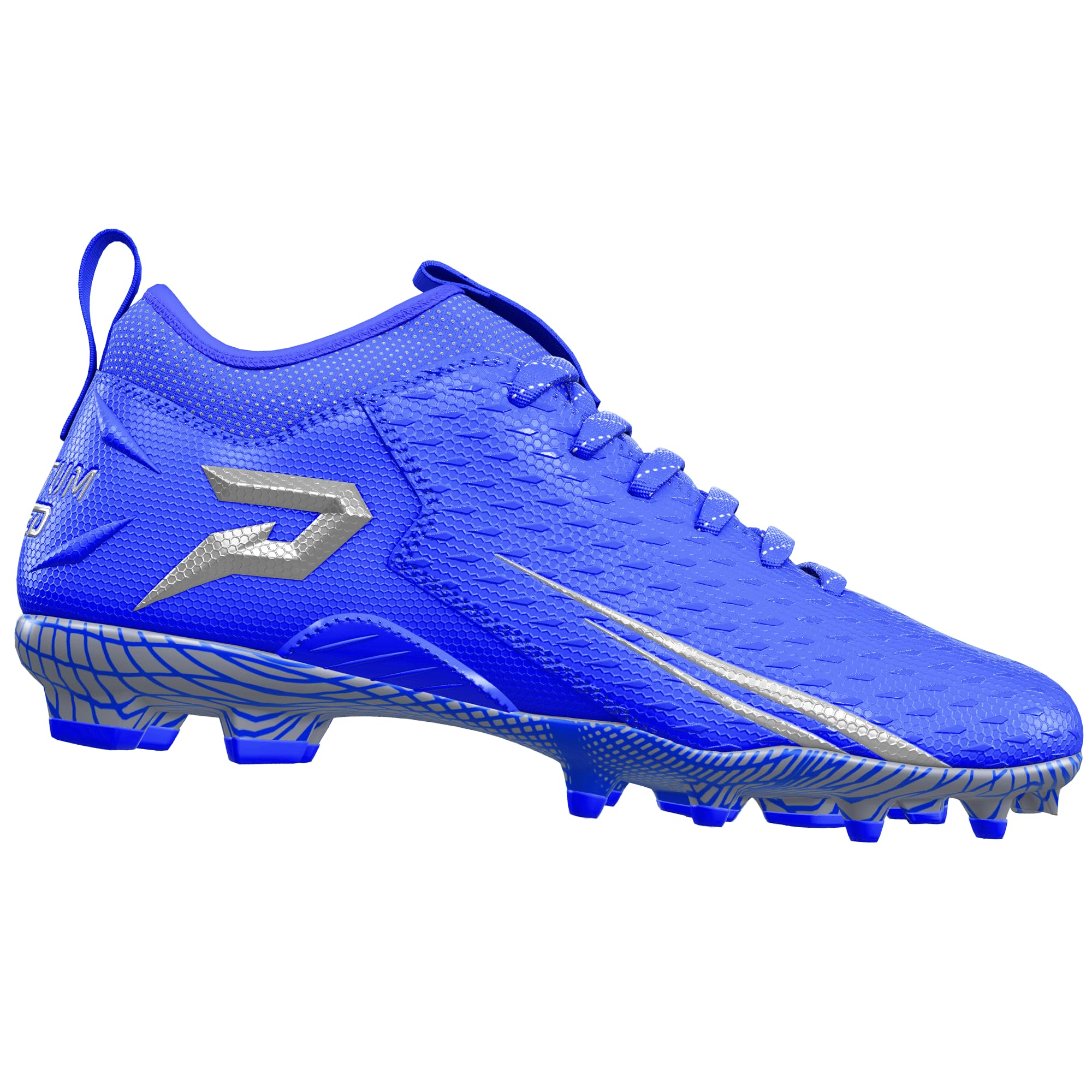 Phenom Elite Quantum Speed 2.0 Football Cleats - Team Colors (Blue, US Footwear Size System, Adult, Men, Numeric, Medium, 9)