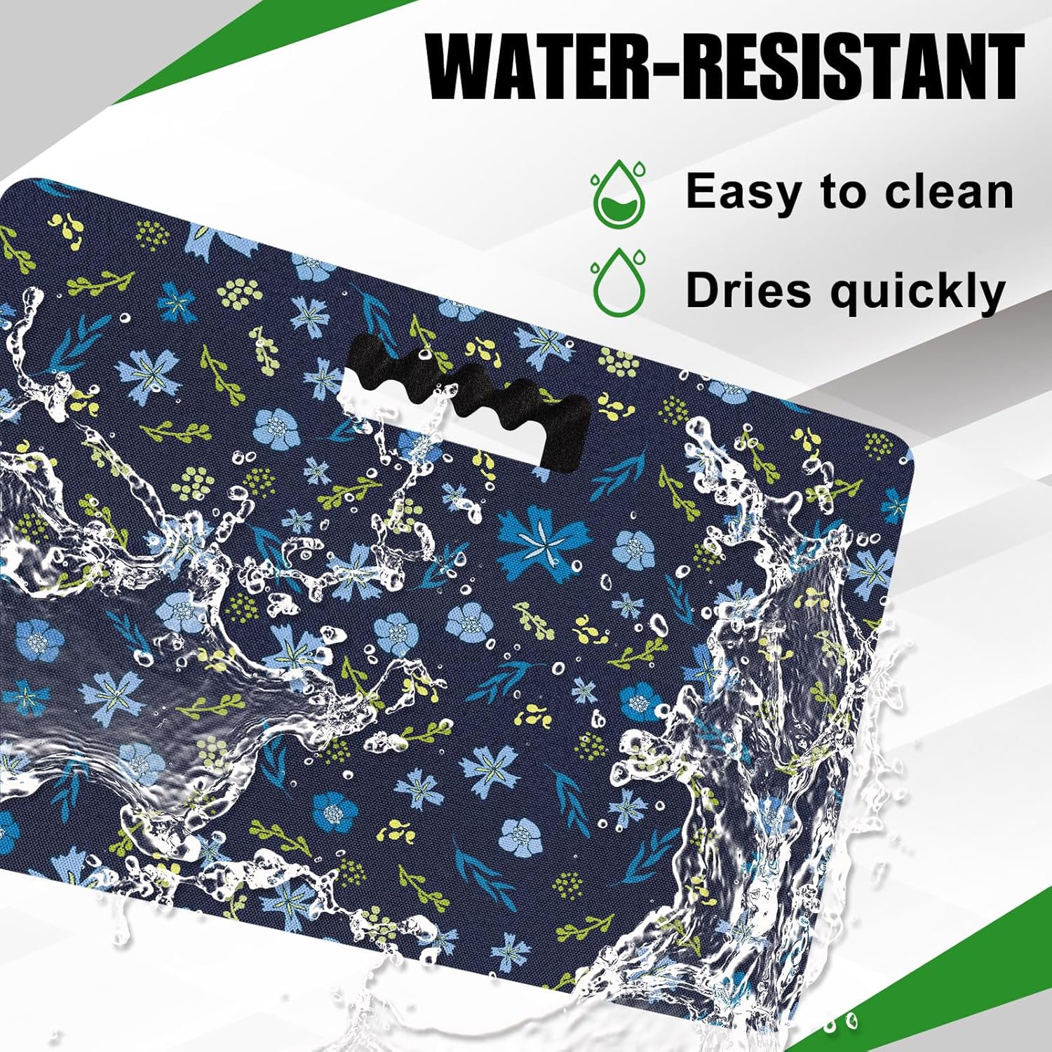 Extra Thick Kneeling Pad — Heavy Duty, Extra Large Foam Kneeler Mat for Gardening,Bathing Baby, Workout Supplies,Water & Dirt Resistant, Lightweight, DK Blue - Image 8