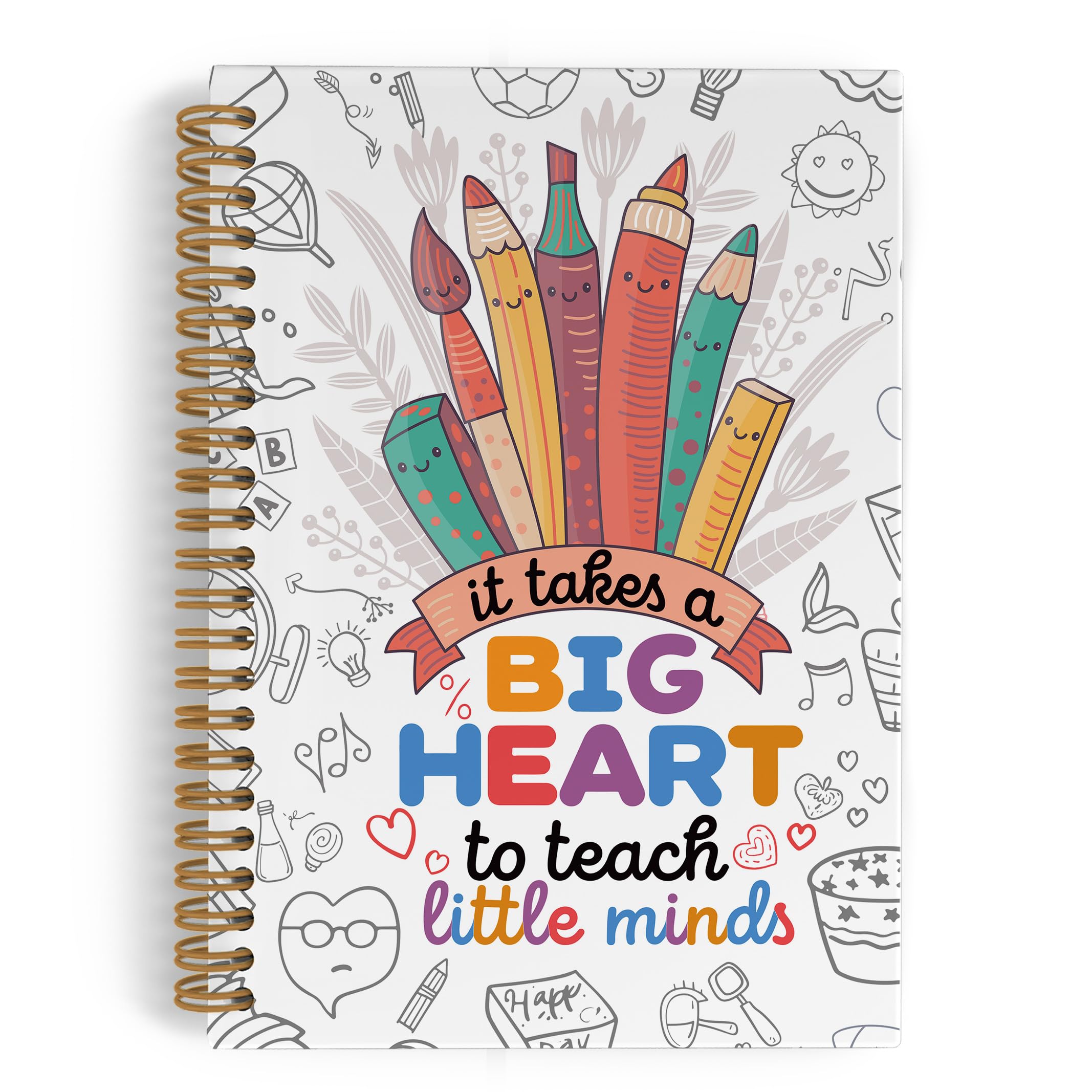 Carnet de notes pour le travail scolaire enseignant bloc bureau