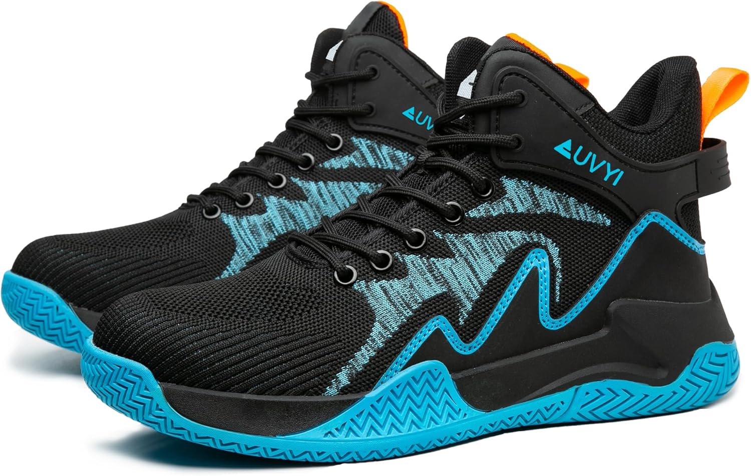 Steel Toe Work Boots for Men – Wide Toe Lightweight Flyknit Safety Shoes, Breathable High-Top Work Boots with Anti-Slip, Shock-Absorbing & Durable Construction Footwear - Image 5