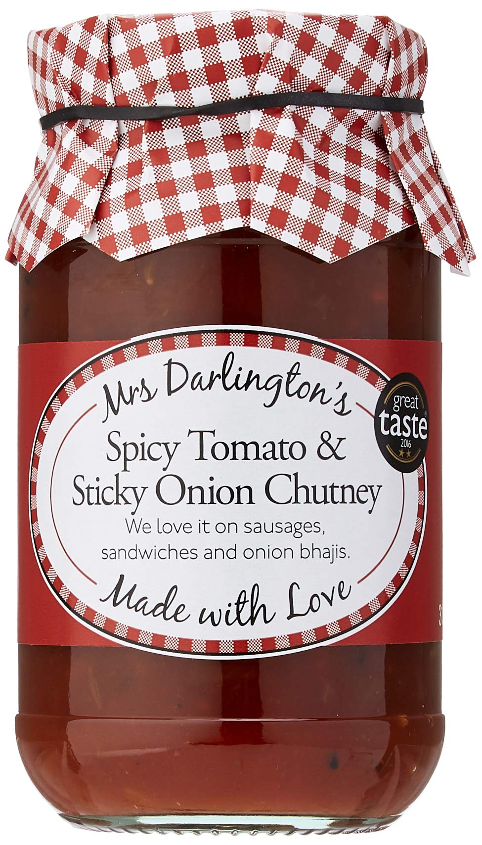 Great British Confectionery Company|Mrs Darlington's Spicy Tomato & Sticky Onion Chutney 312g