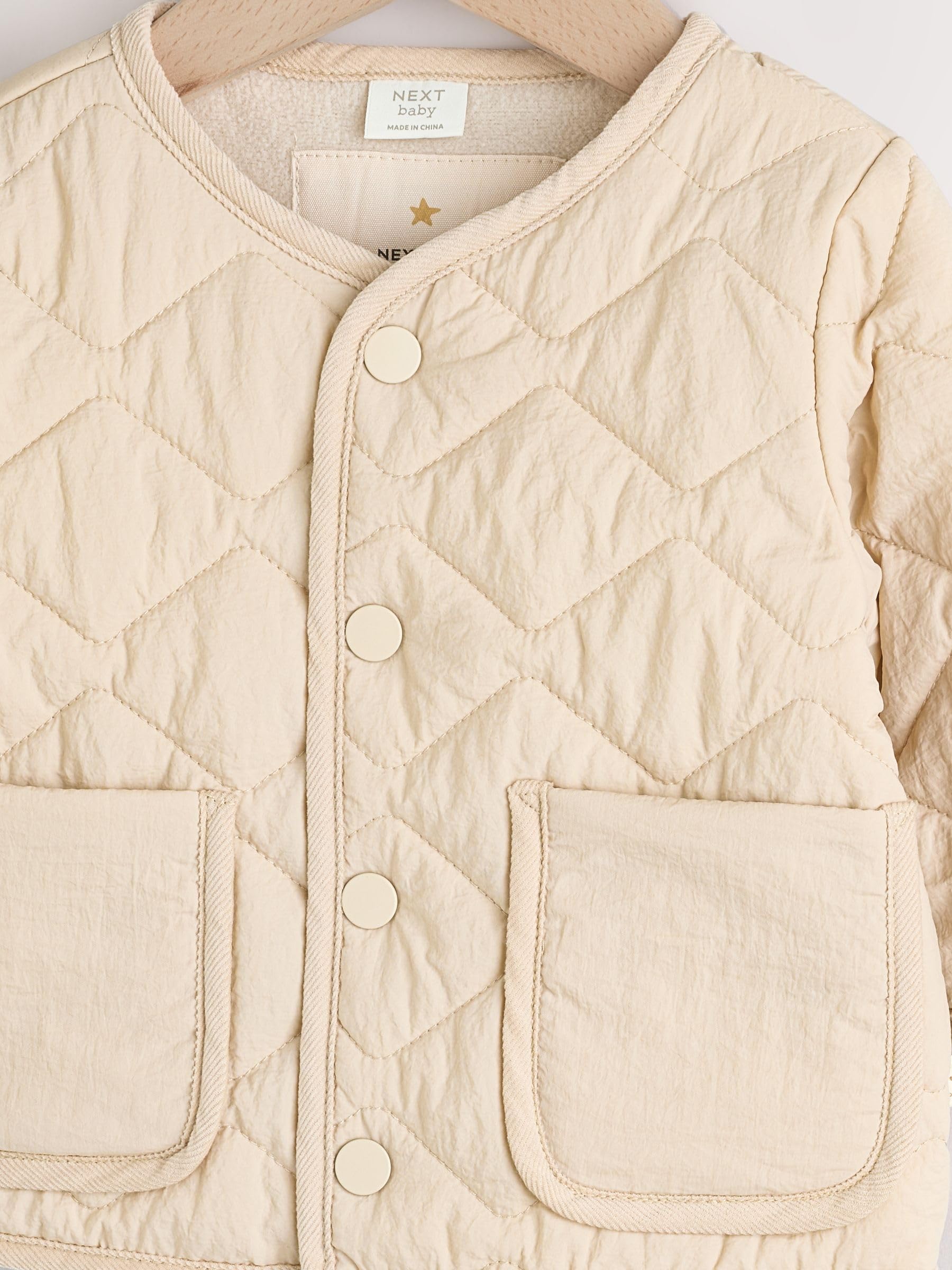 NEXT Unisex Bambino Giacca trapuntata per neonati con bottoni a pressione