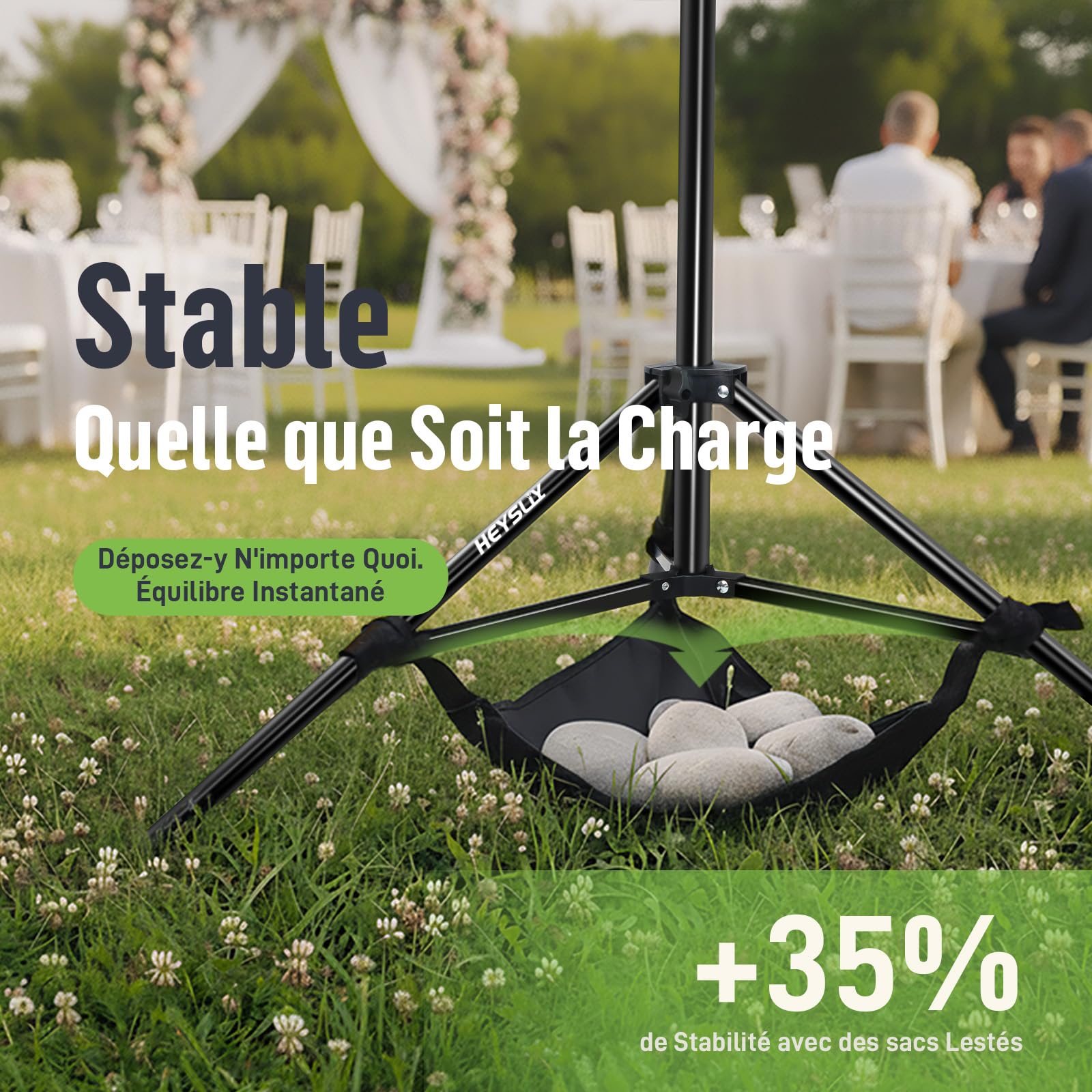Fond Vert avec Support 1,5x2m Pliable Toile de Fond Photo Studio Green Screen pour Vidéo Photographie Chromakey