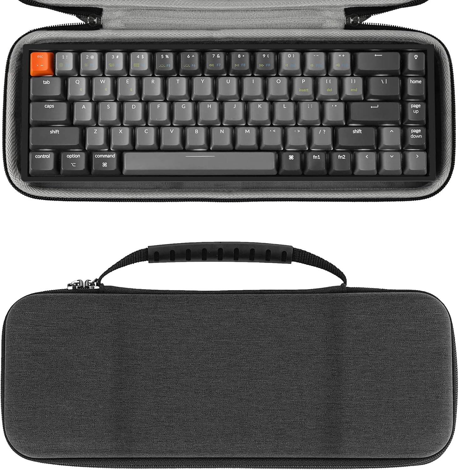 Geekria 65 Compact Keyboard Case, Hard Shell Travel