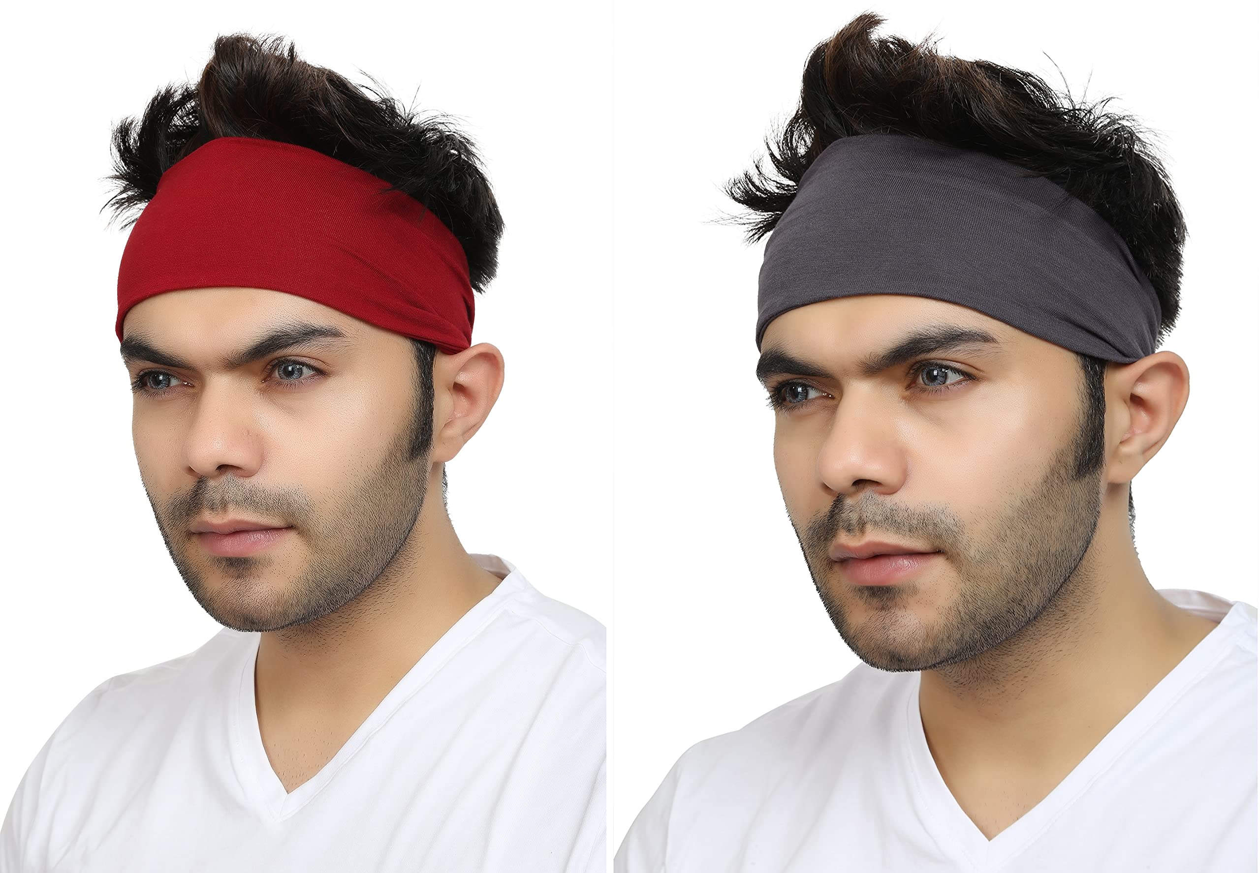 Multifunctional Sweat Wicking Cotton Foldable Headband for Men & Women by BISMAADH